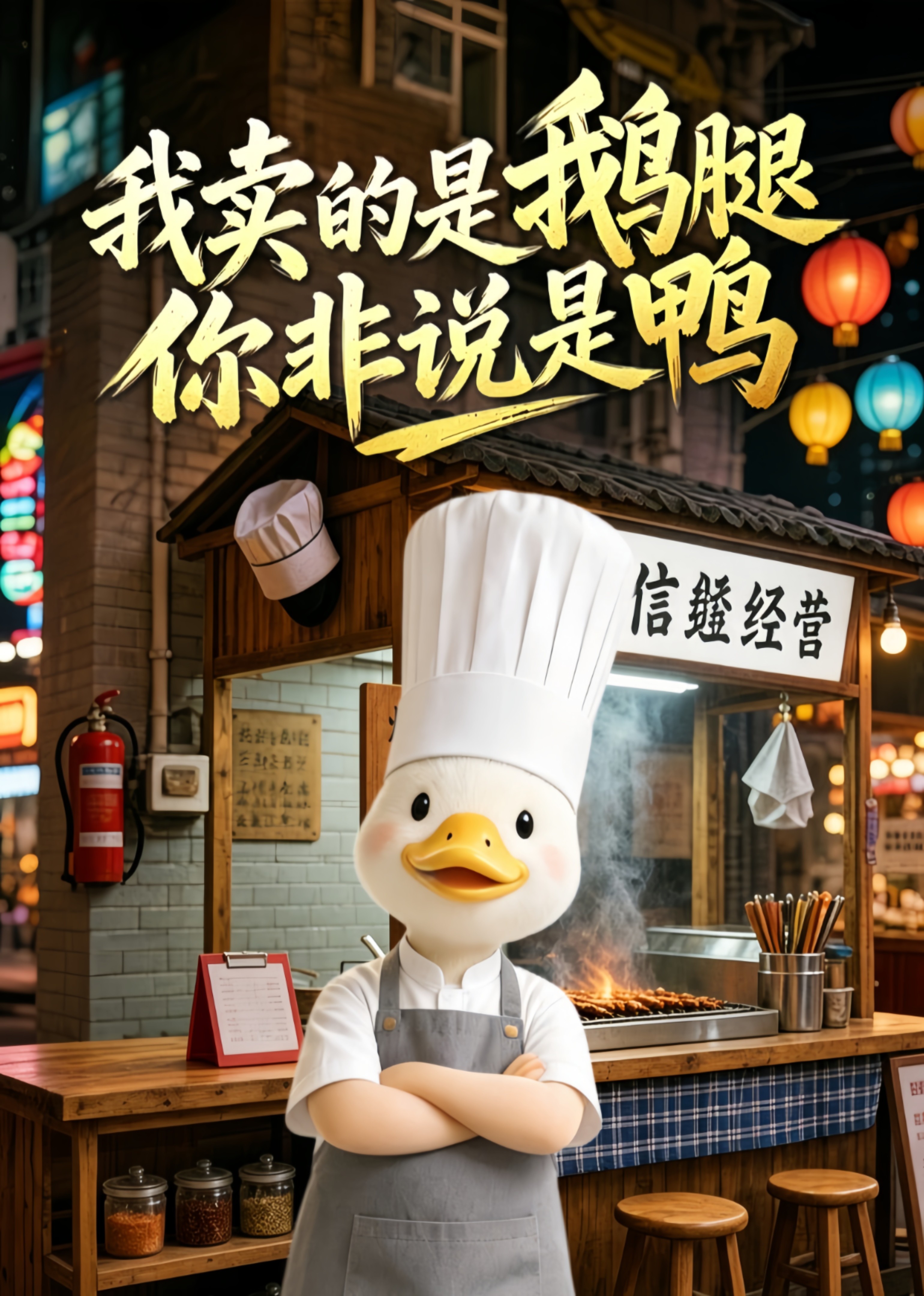 我卖的是鹅腿你非说是鸭