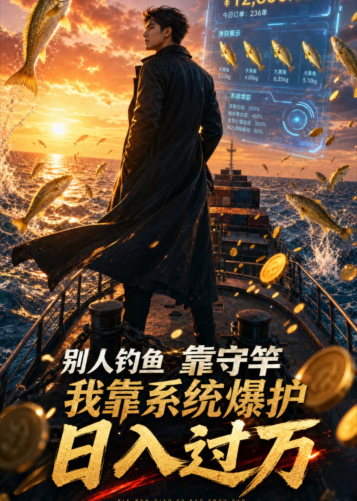 别人钓鱼靠守竿，我靠系统爆护日入过万