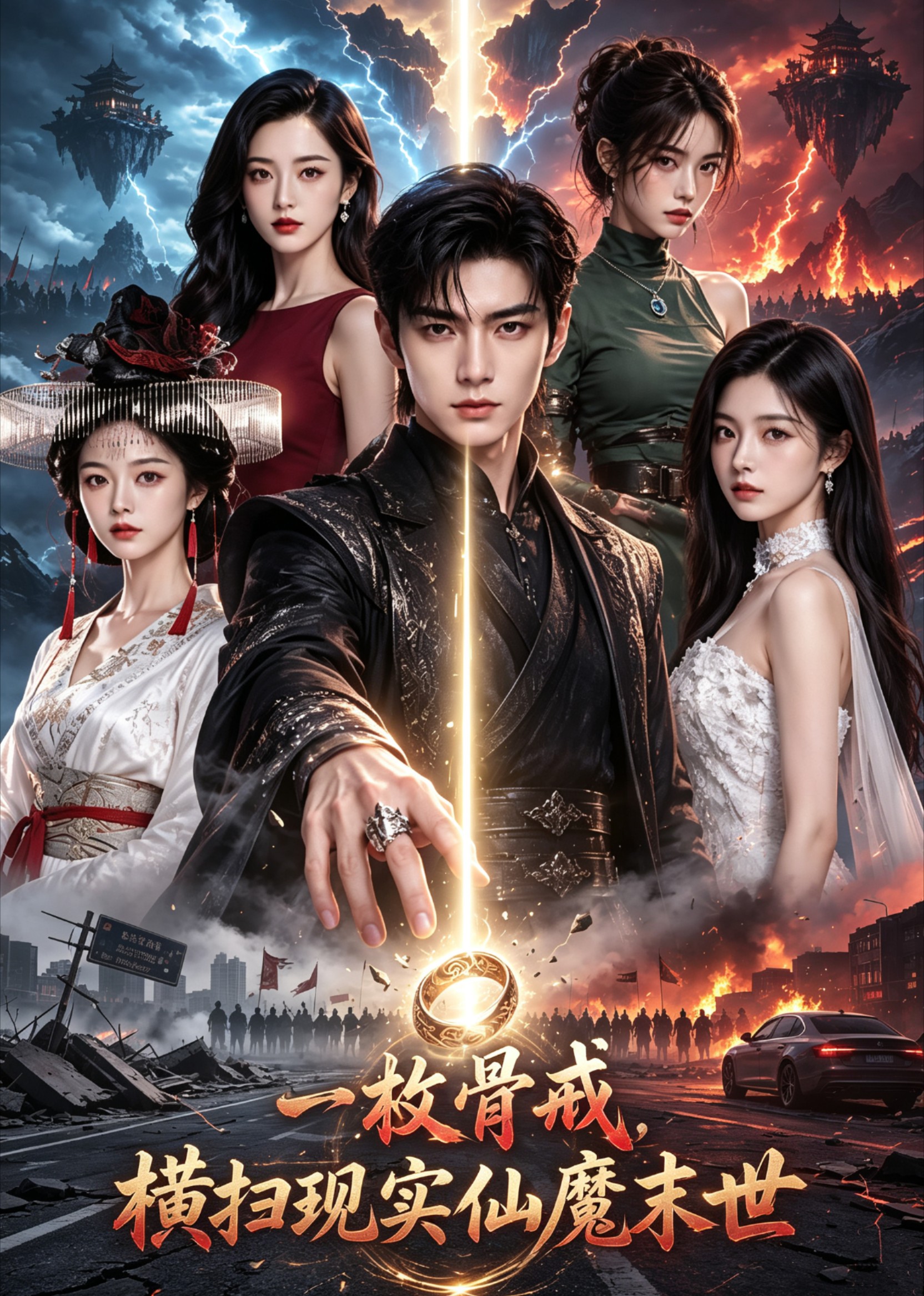 一枚骨戒，横扫现实仙魔末世