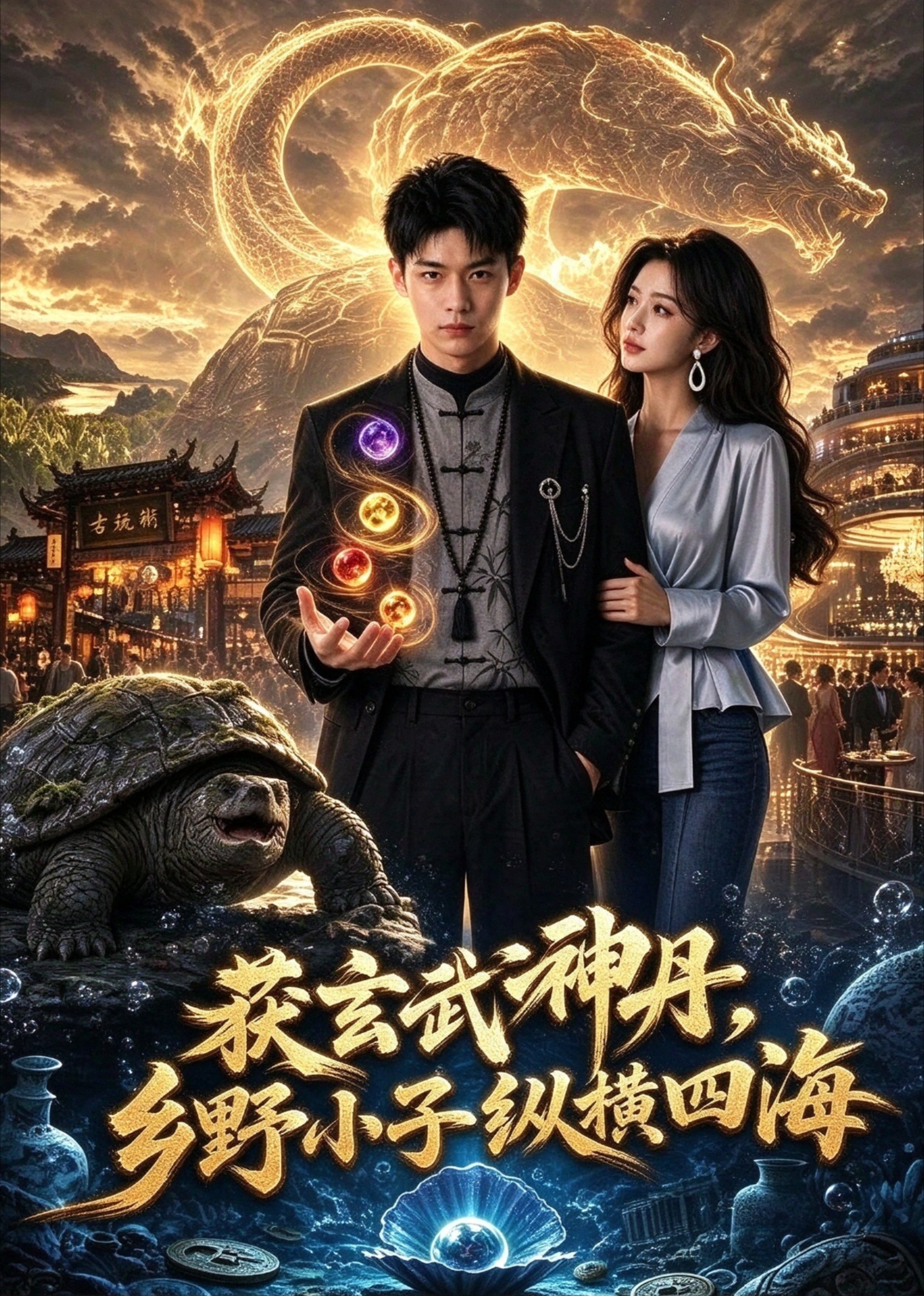 获玄武神丹，乡野小子纵横四海封面图