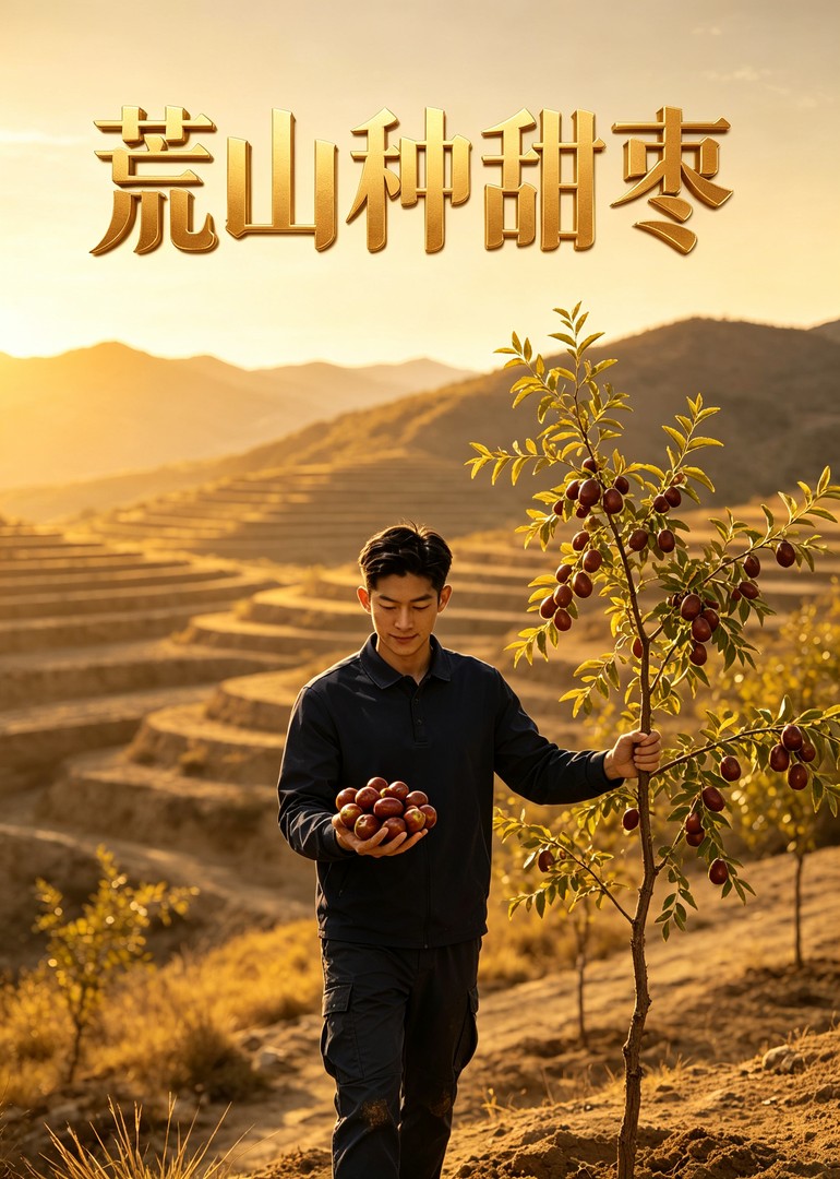 荒山种甜枣
