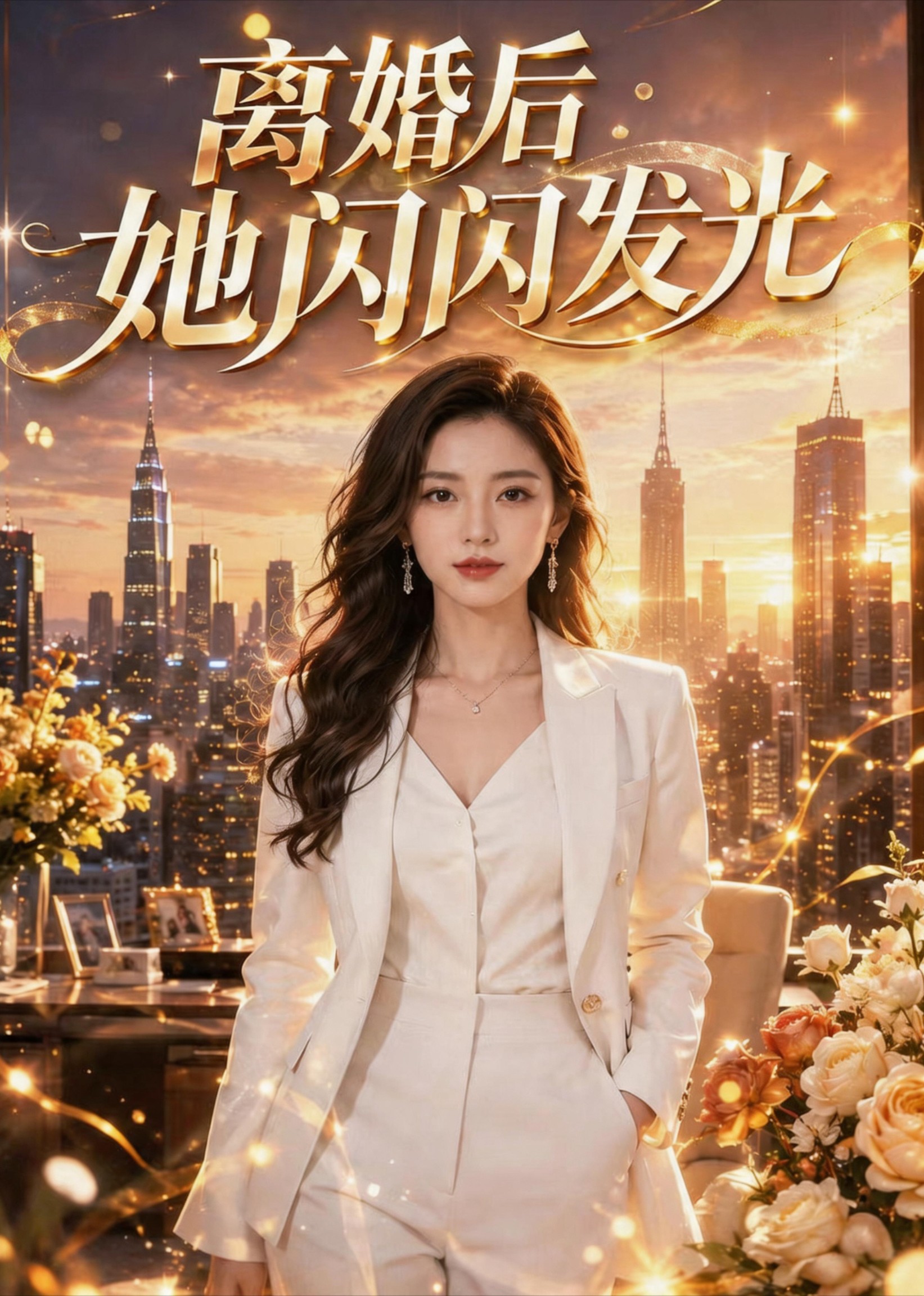 离婚后她闪闪发光封面图