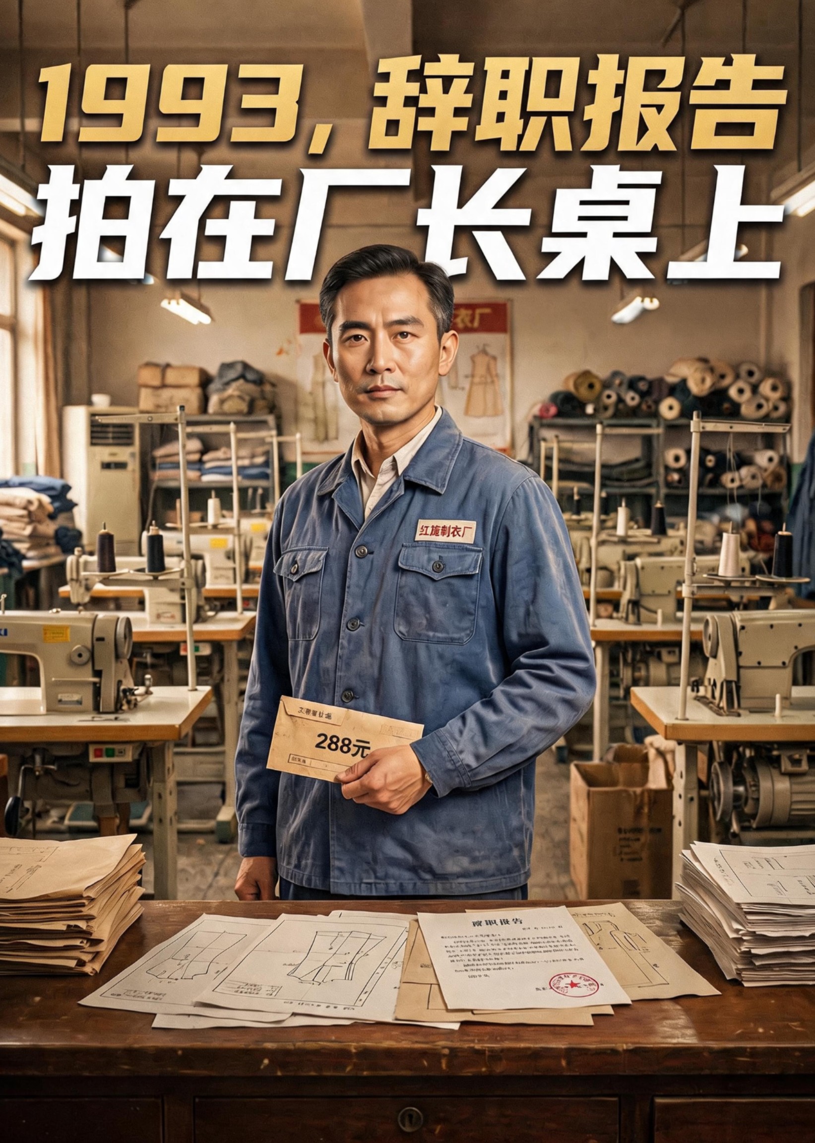 1993，辞职报告拍在厂长桌上