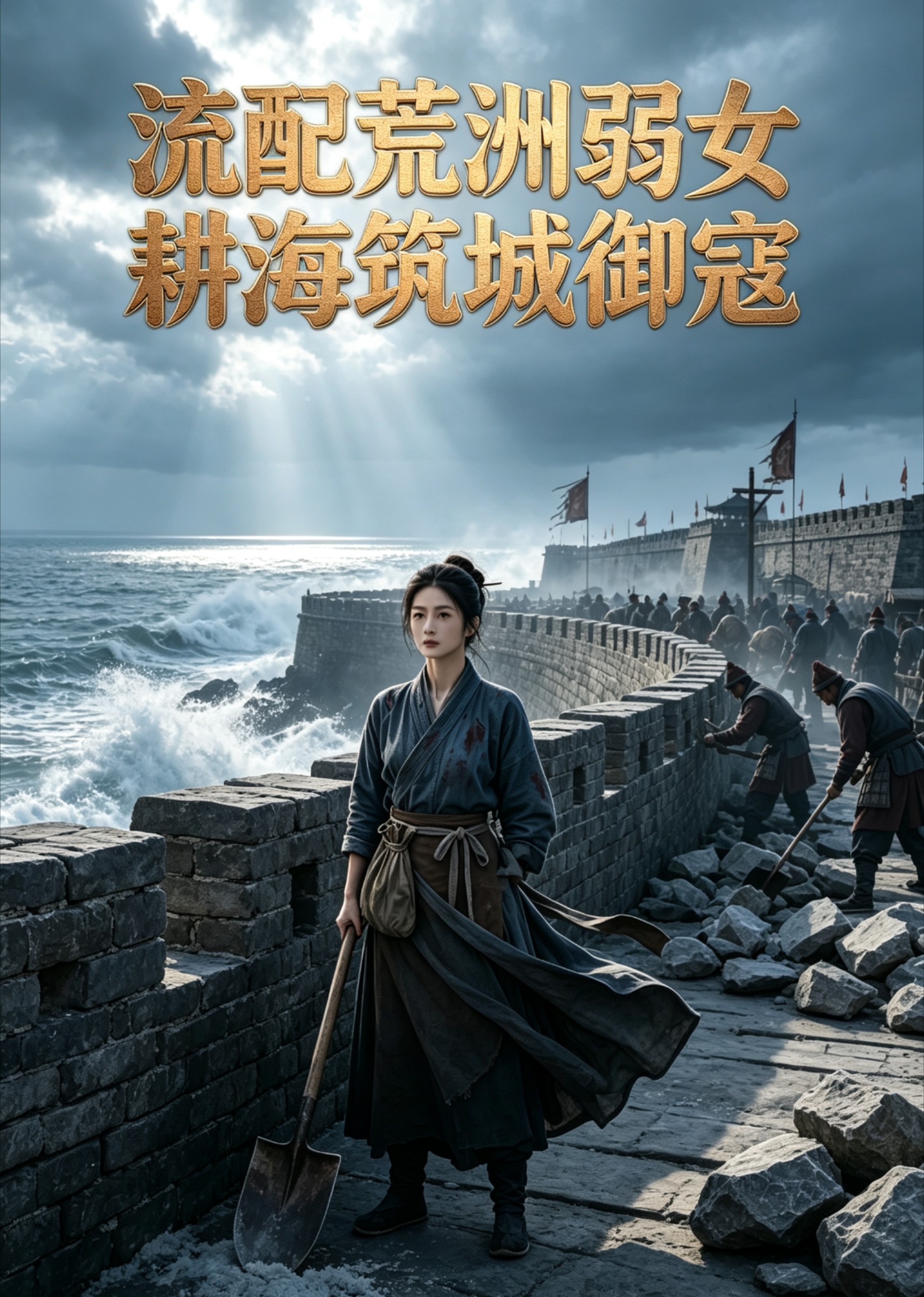 流配荒洲弱女耕海筑城御寇