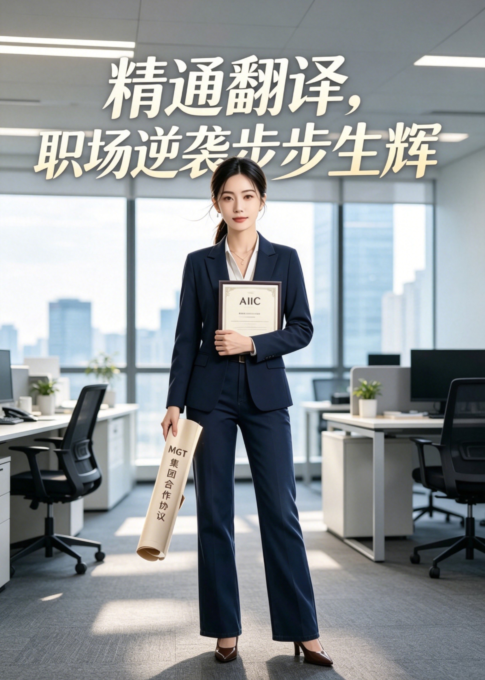 精通翻译，职场逆袭步步生辉