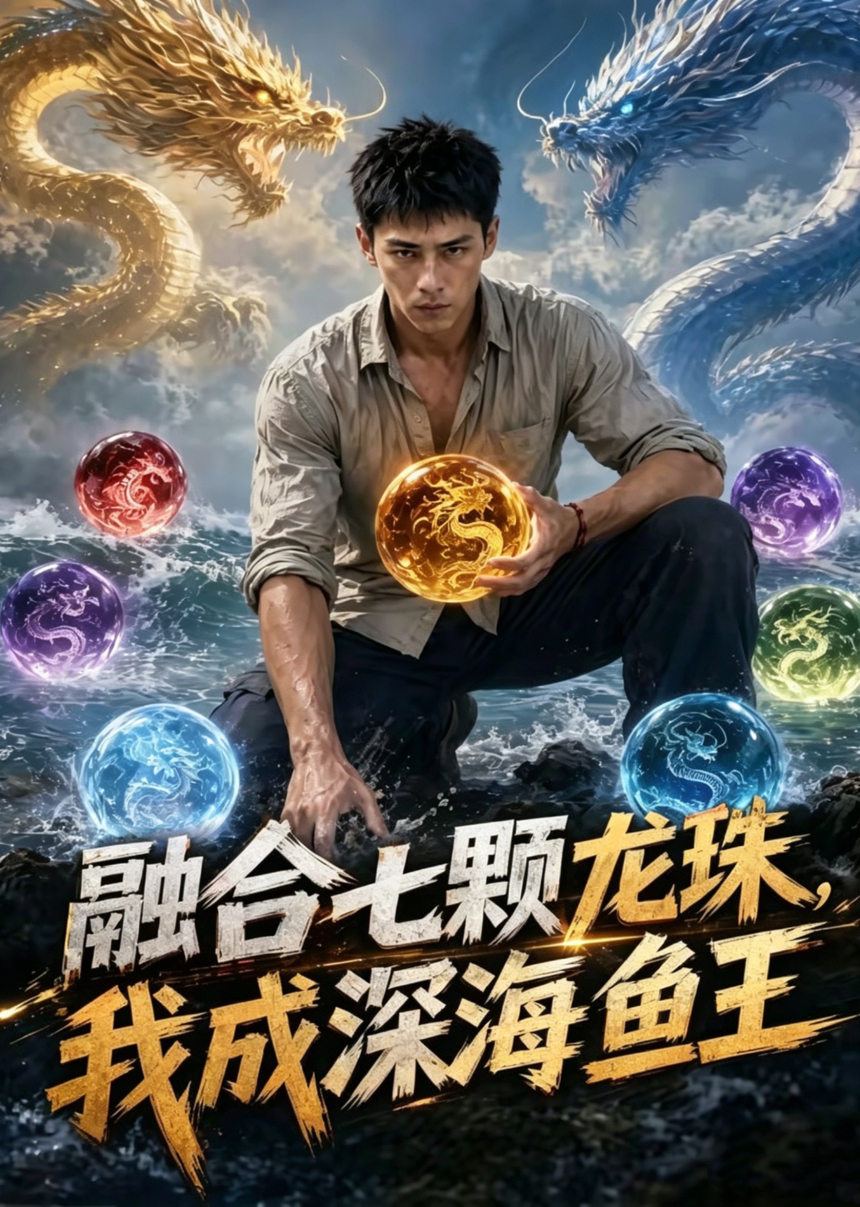 融合七颗龙珠，我成深海鱼王