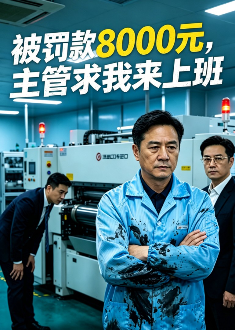 被罚款8000元，主管求我来上班