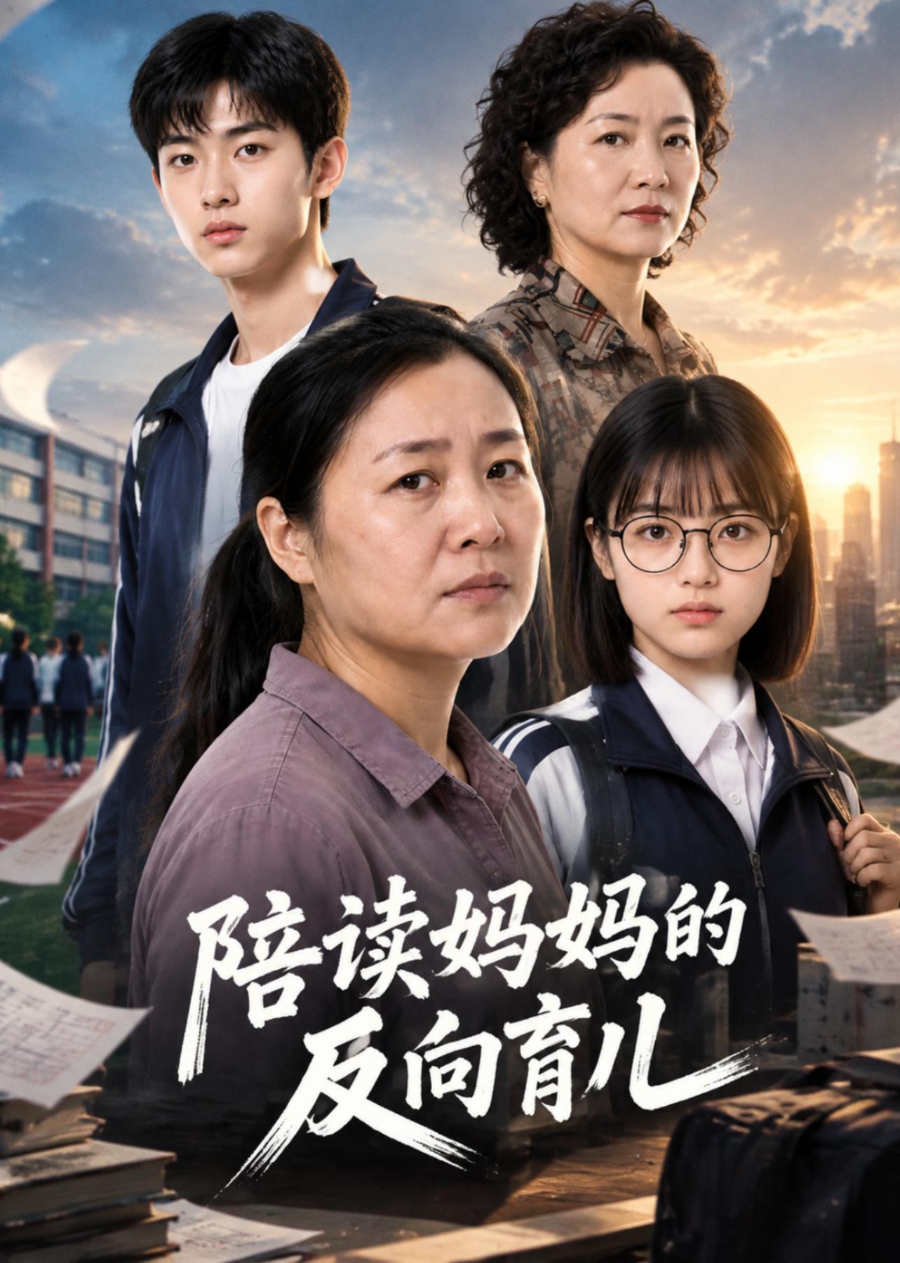 陪读妈妈的反向育儿封面图