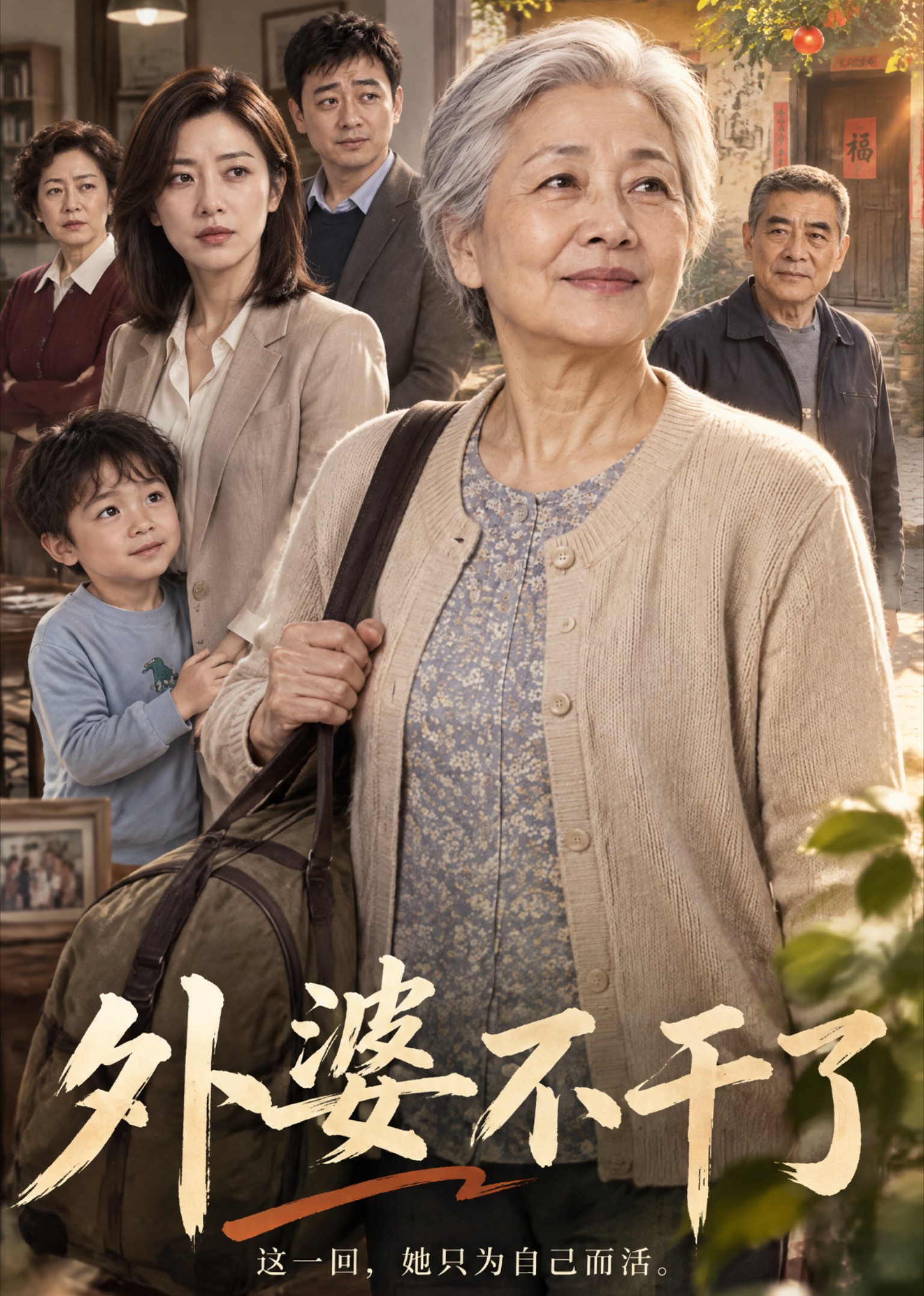 外婆不干了