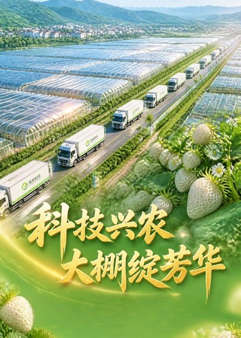 科技兴农大棚绽芳华封面图