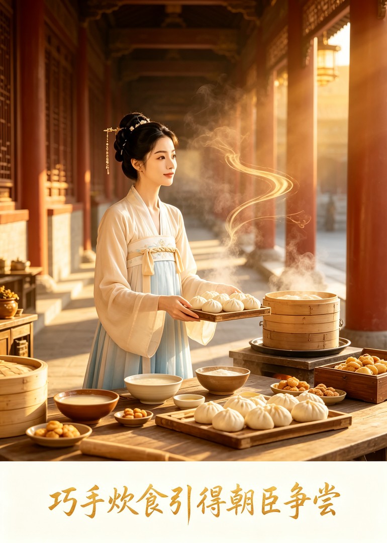 巧手炊食引得朝臣争尝封面图