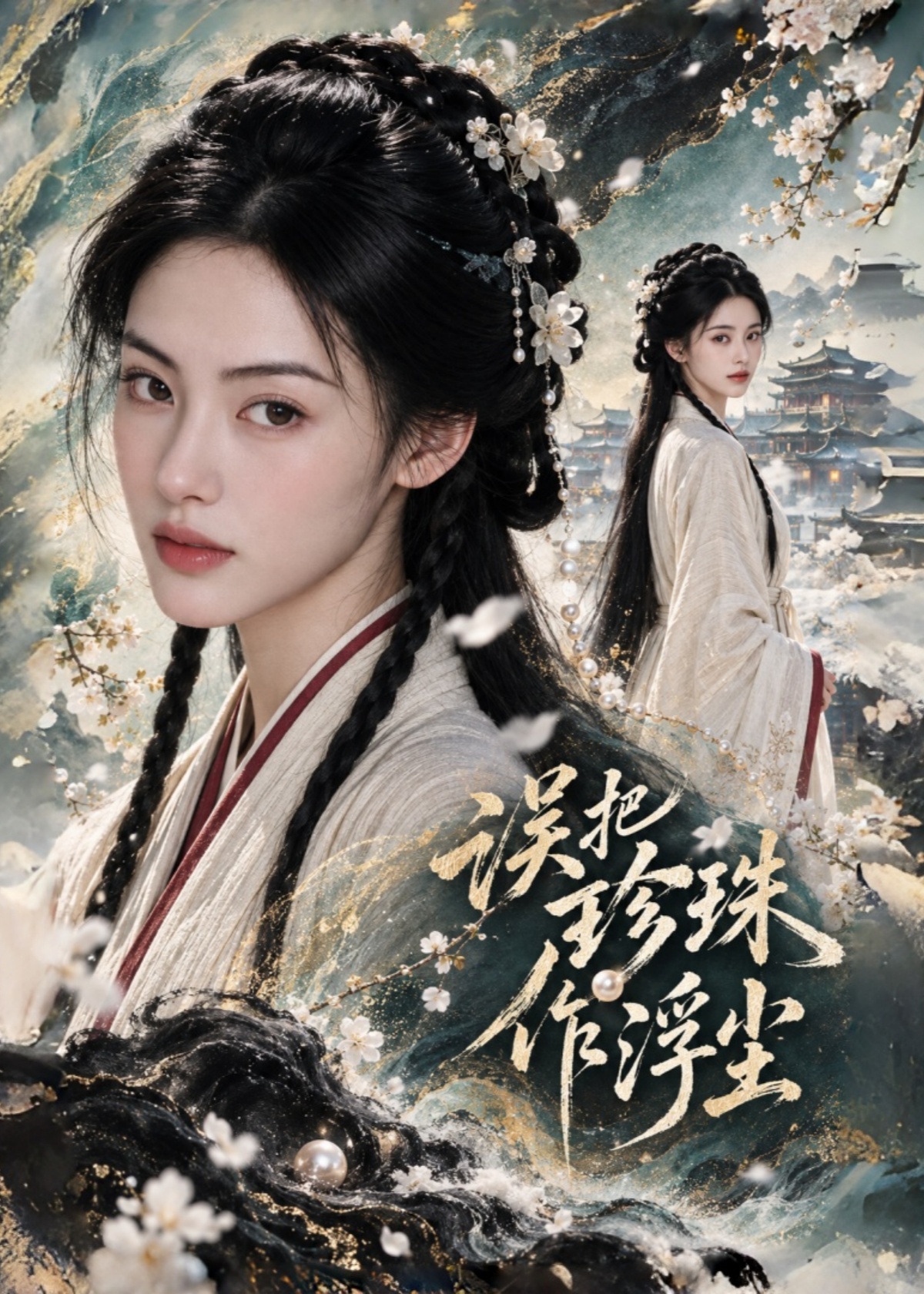 误把珍珠作浮尘