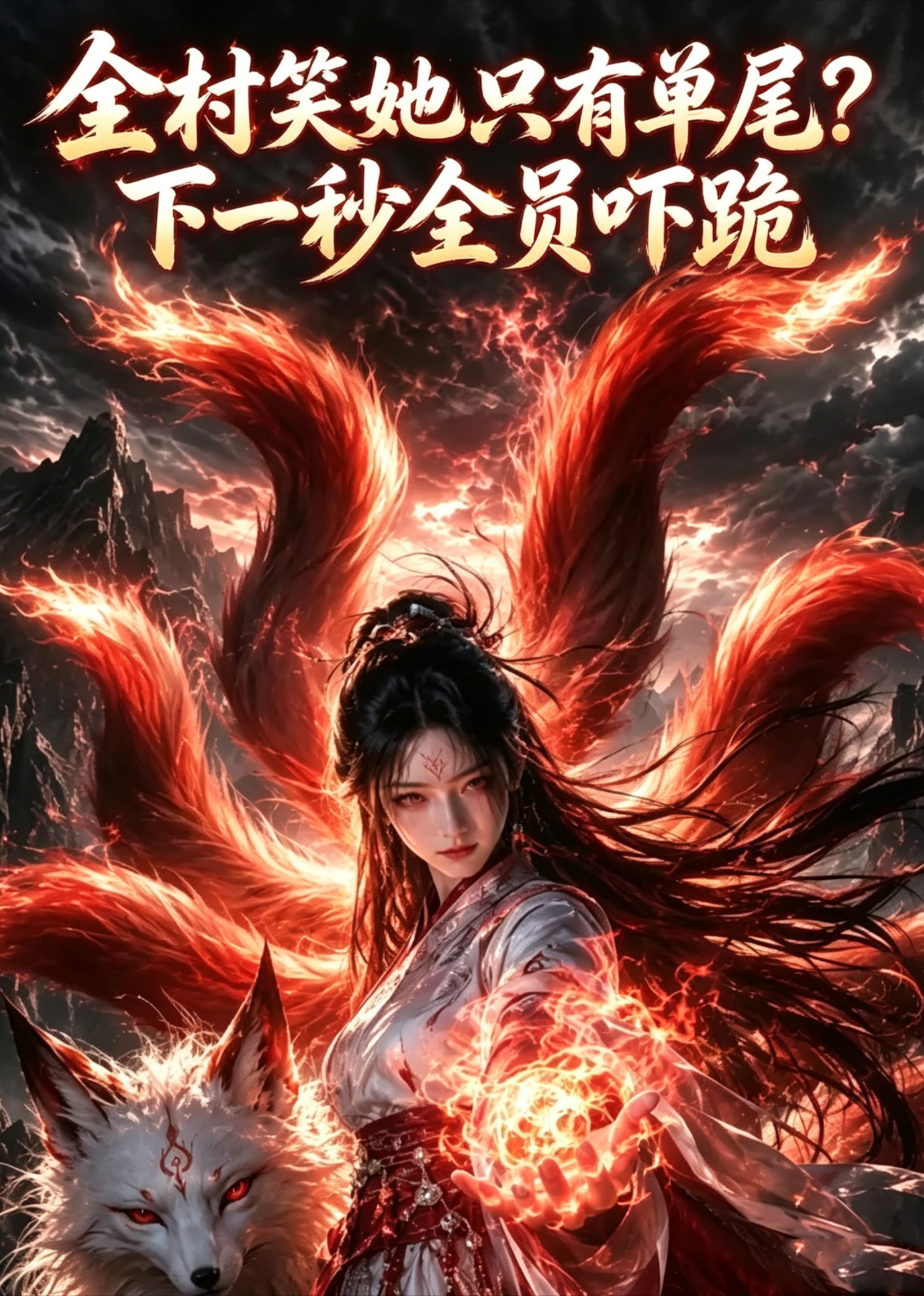 全村笑她只有单尾？下一秒全员吓跪