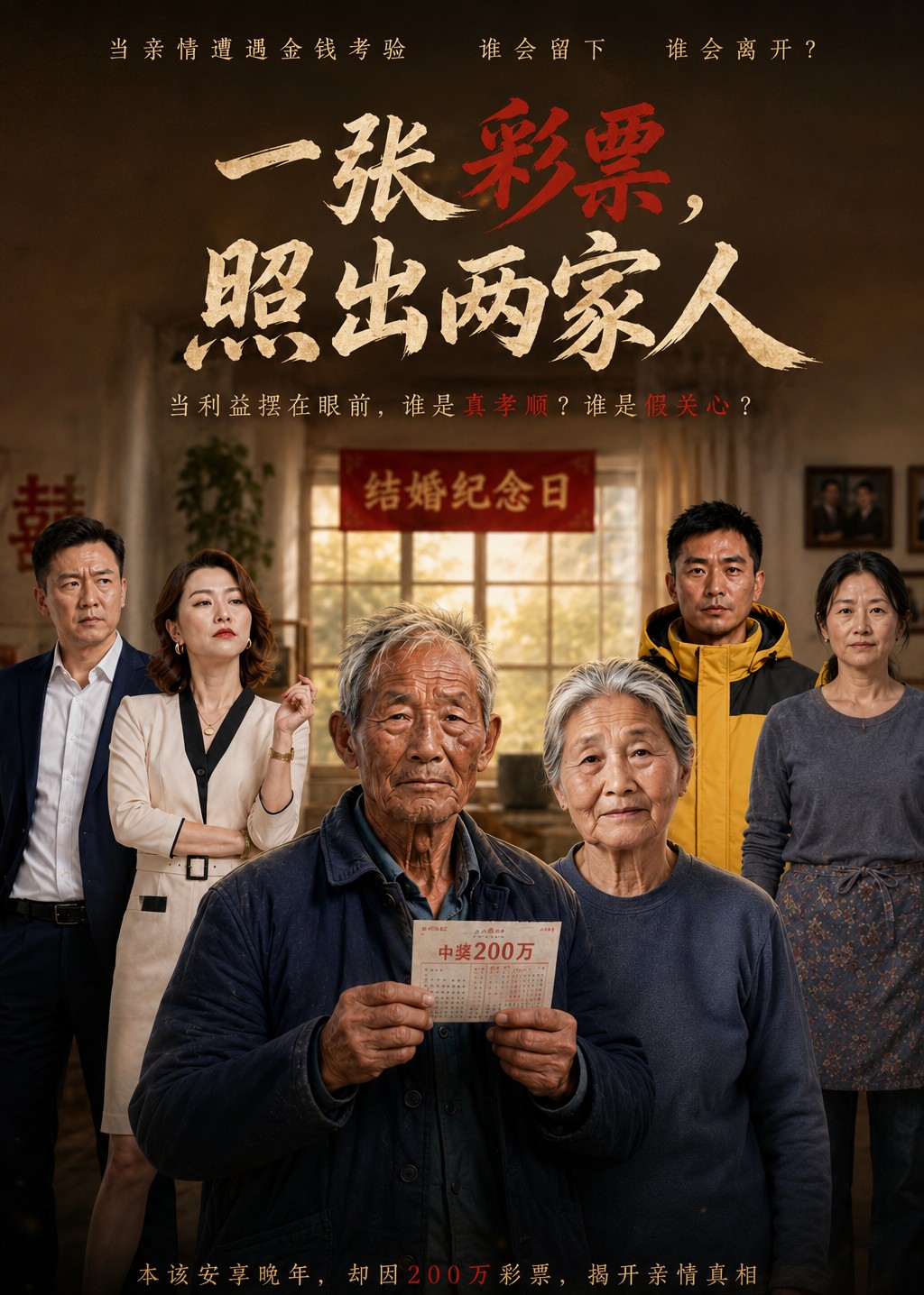 一张彩票，照出两家人