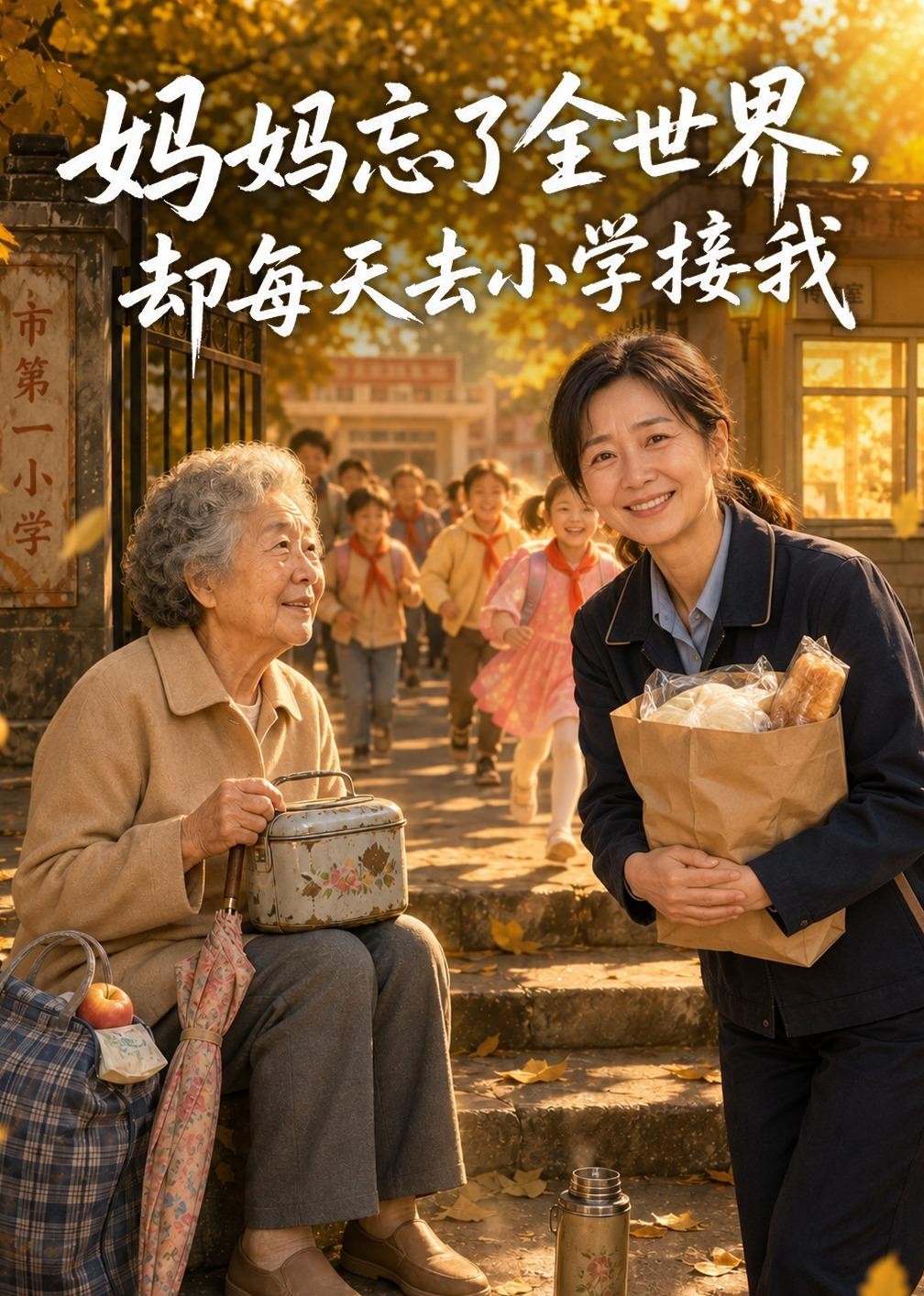 妈妈忘了全世界，却每天去小学接我封面图