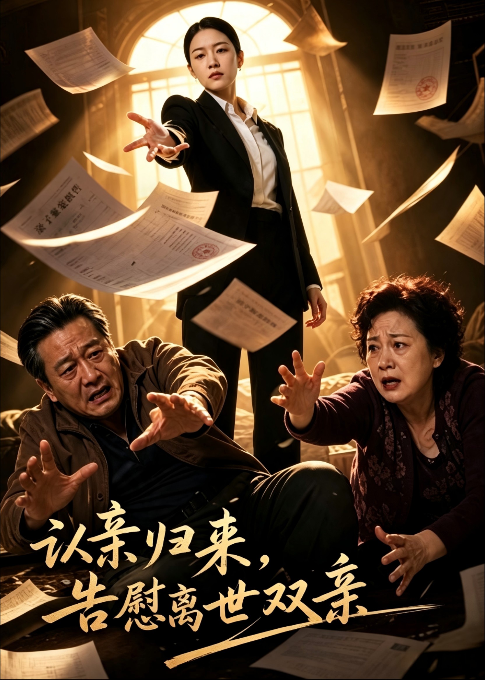 认亲归来，告慰离世双亲