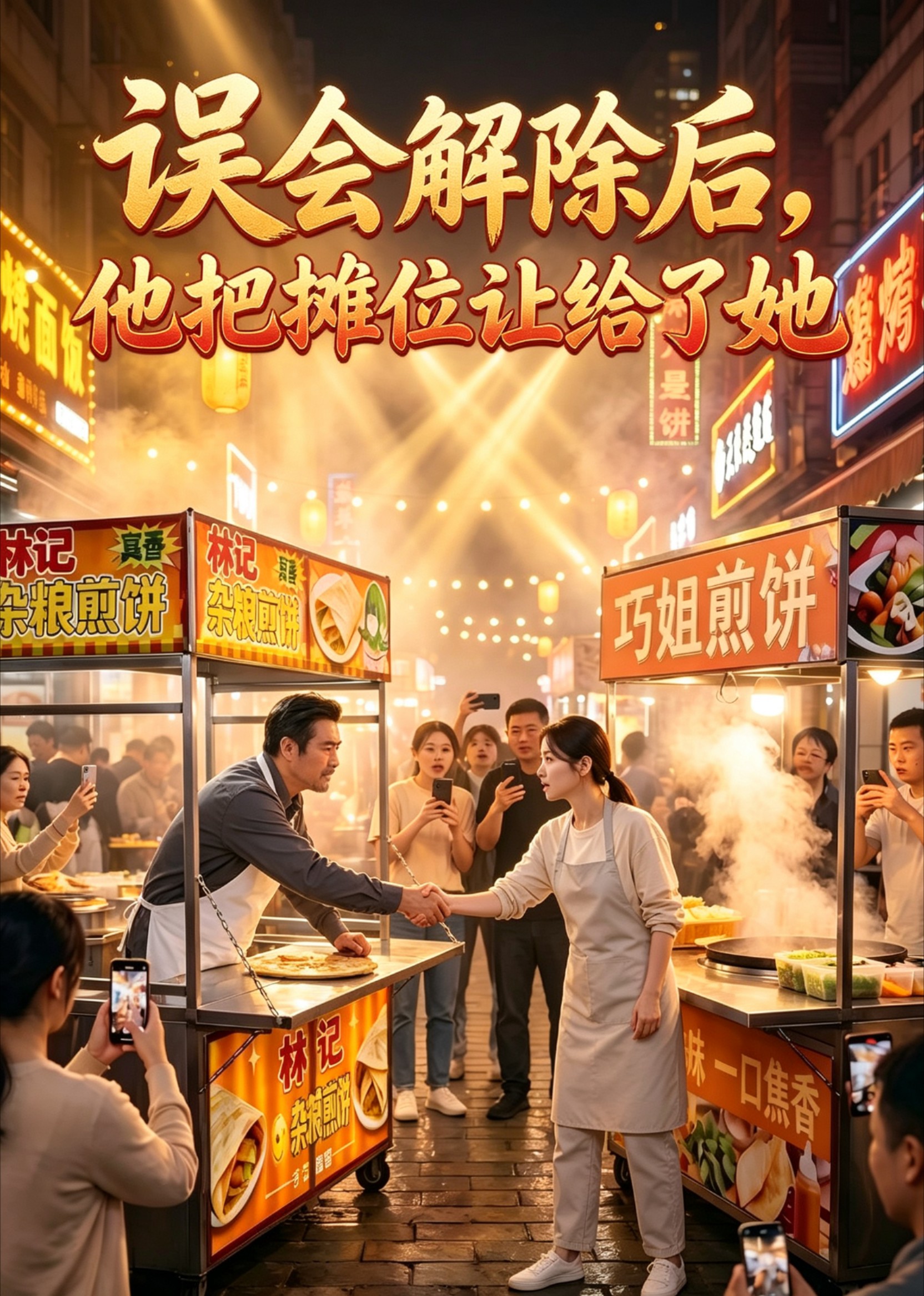 误会解除后他把摊位让给了她