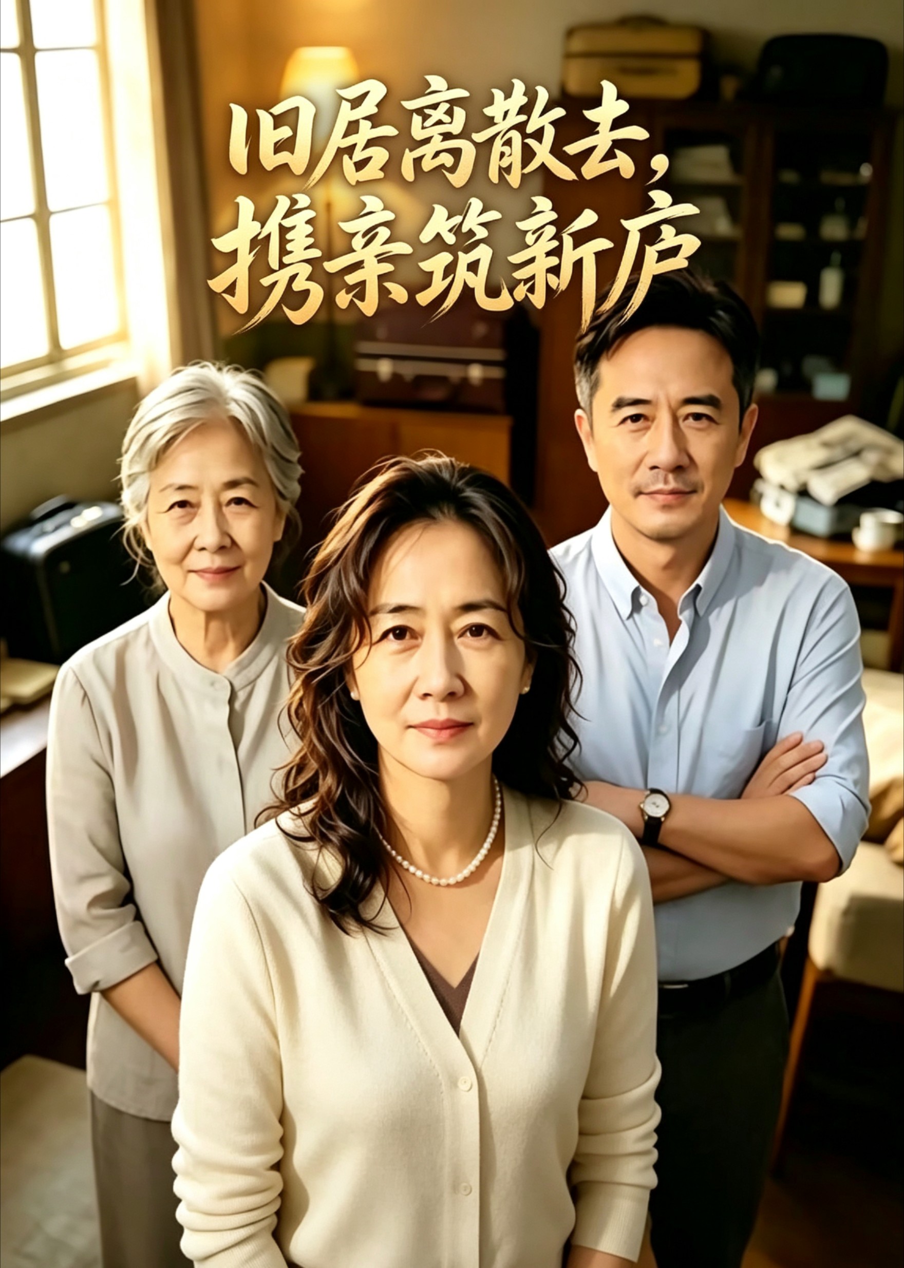 旧居离散去，携亲筑新庐