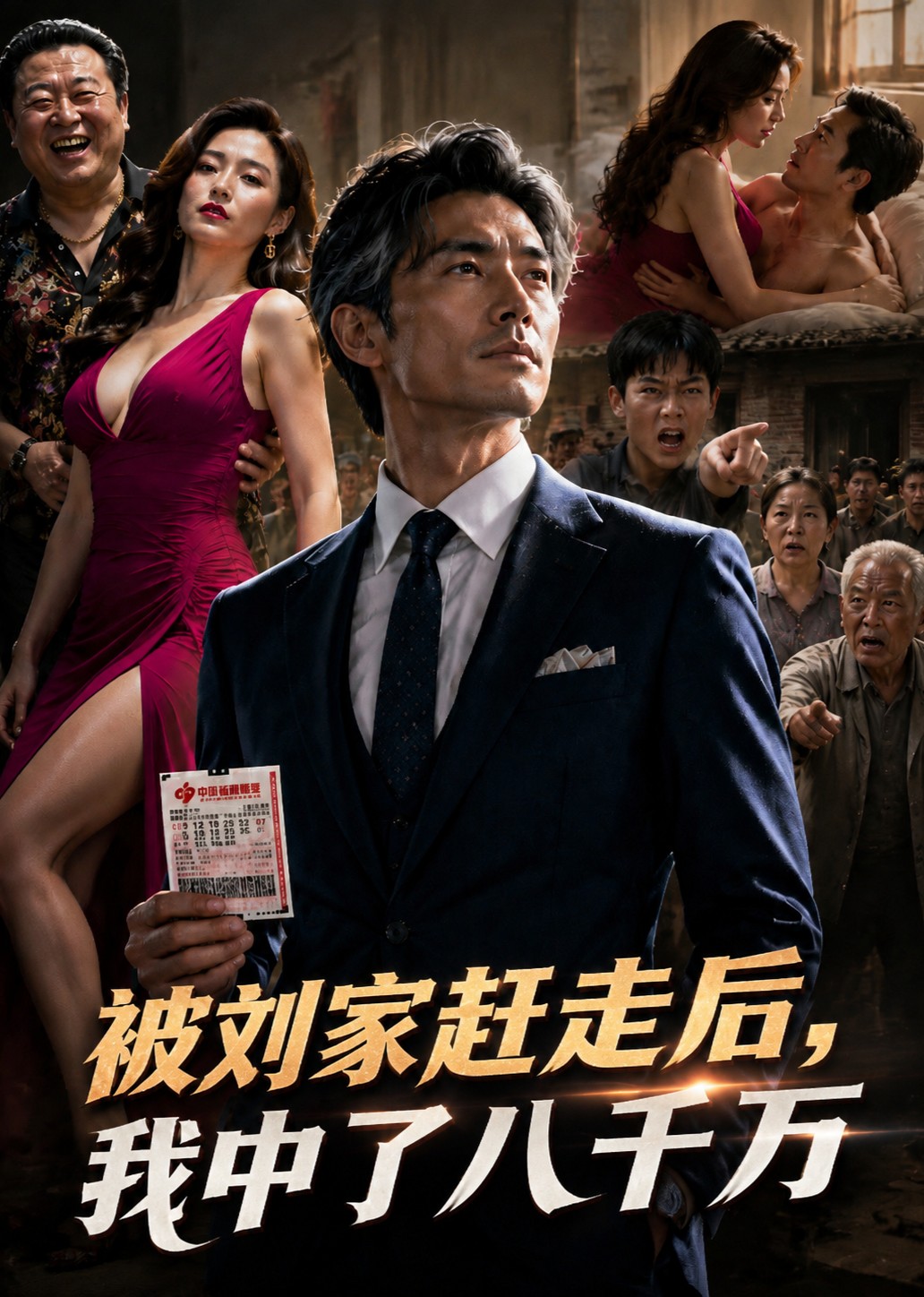 被刘家赶走后，我中了八千万