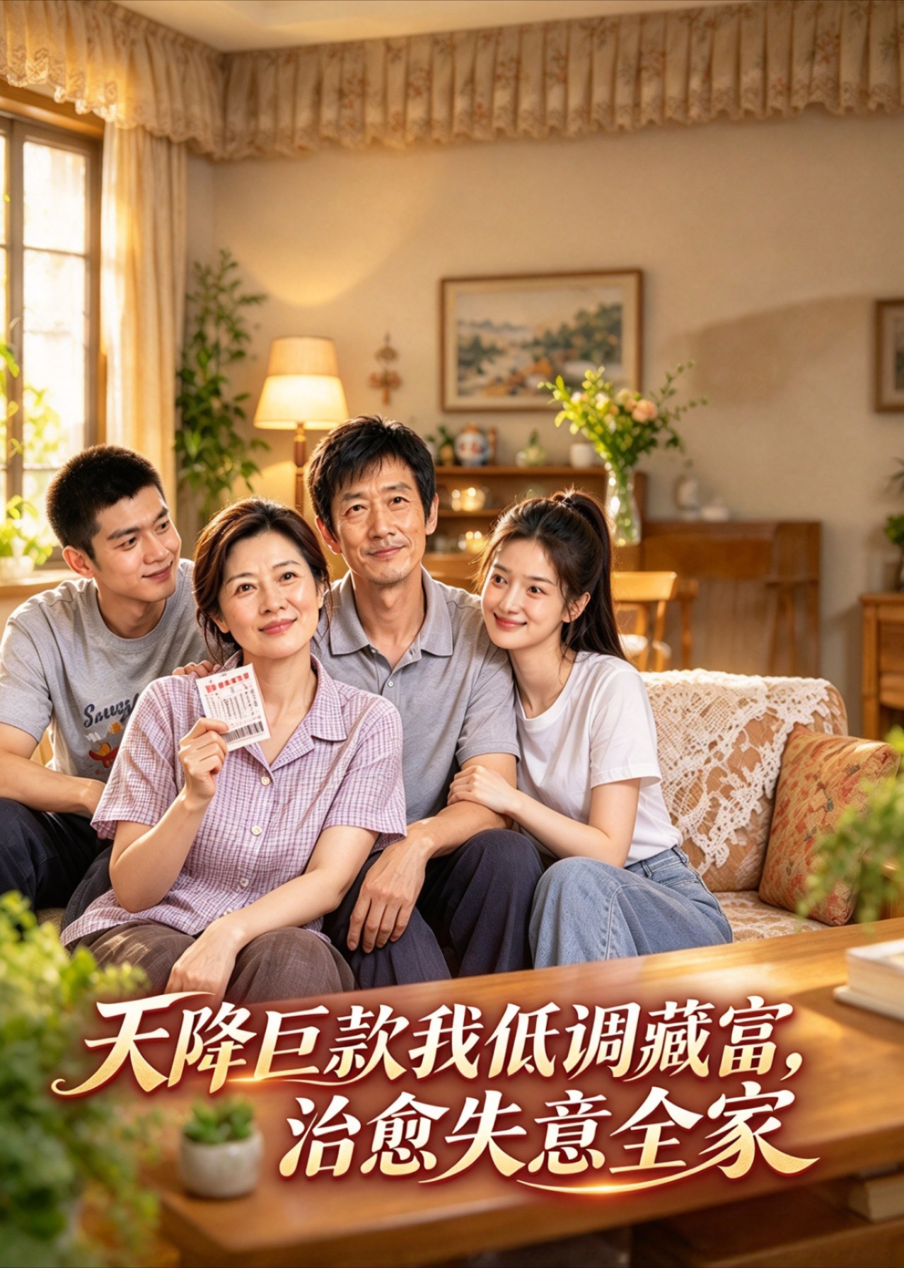 天降巨款我低调藏富，治愈失意全家封面图