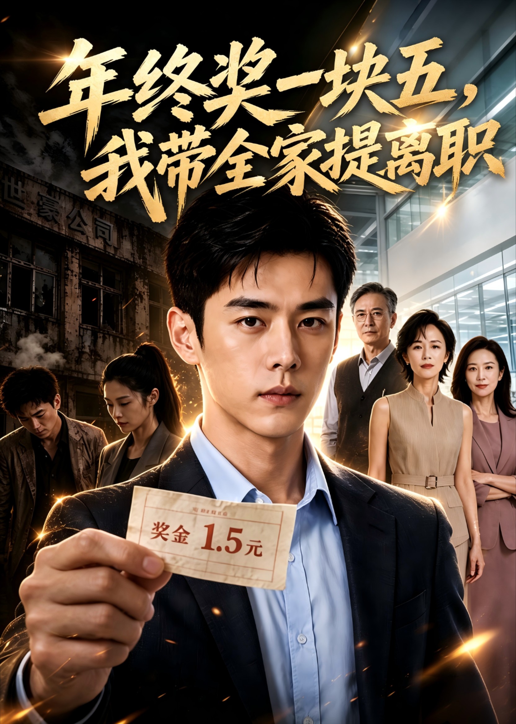 年终奖一块五，我带全家提离职封面图