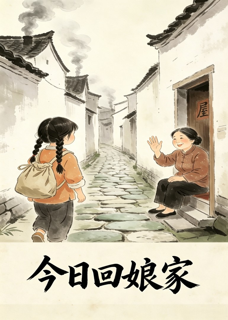 今日回娘家