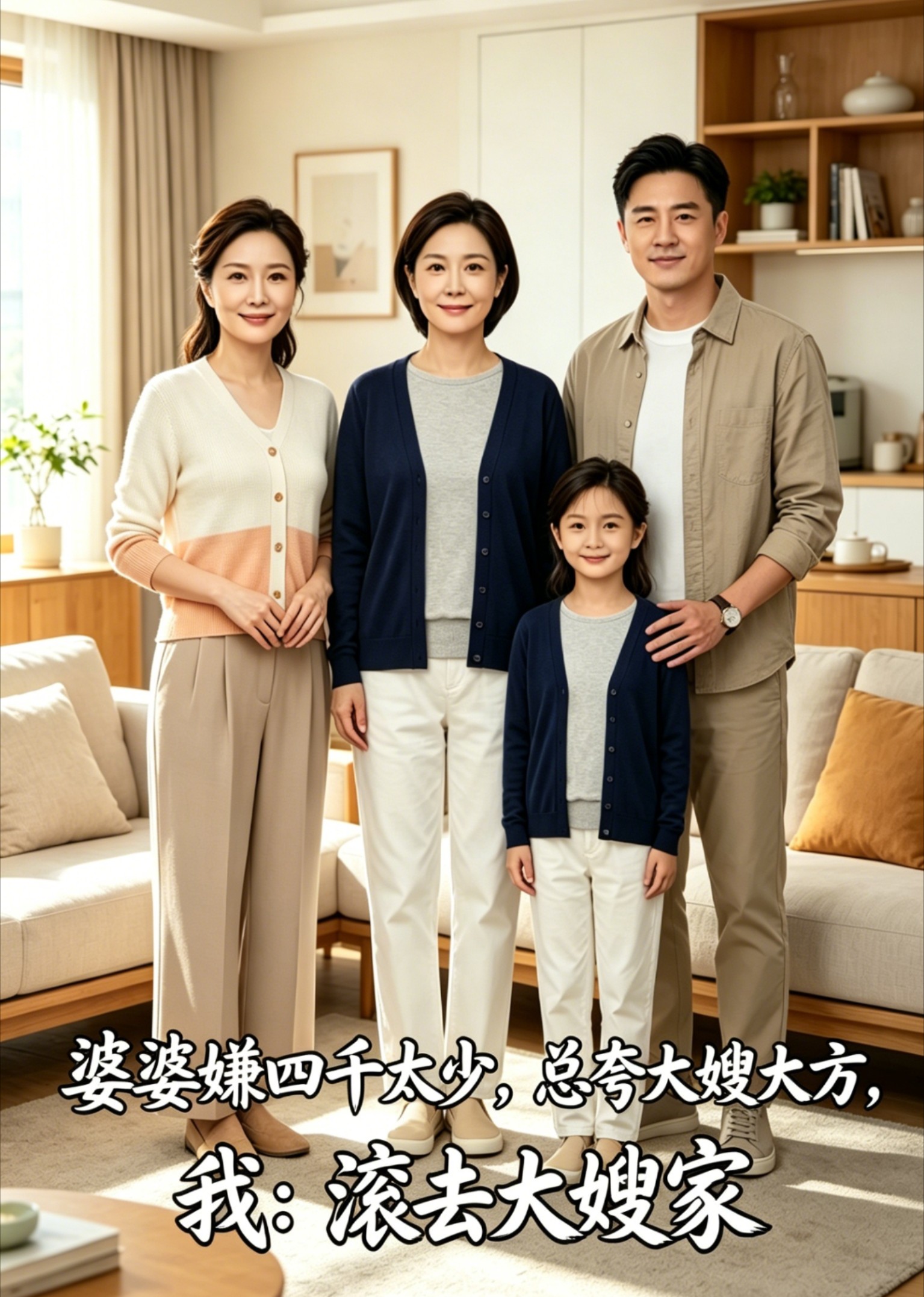 婆婆嫌四千太少总夸大嫂大方，我：滚去大嫂家封面图
