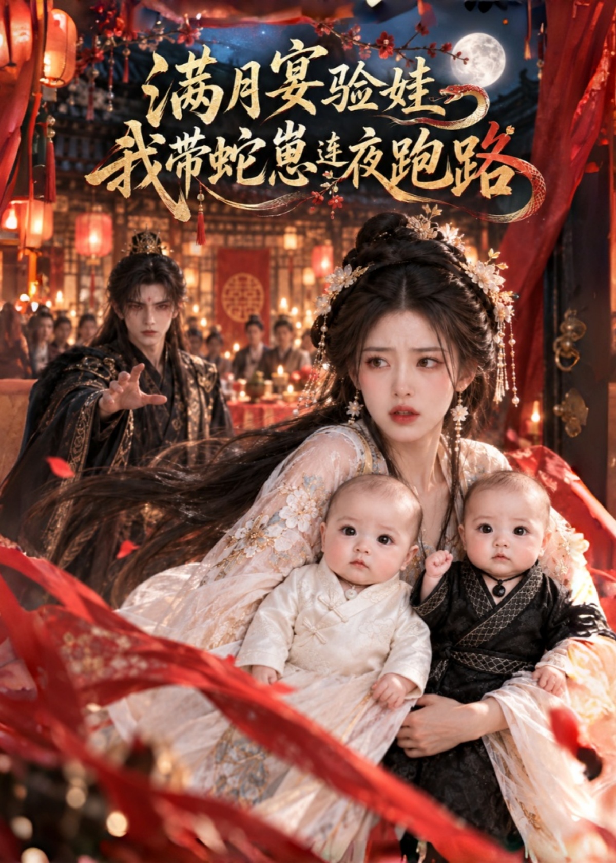 满月宴验娃，我带蛇崽连夜跑路封面图