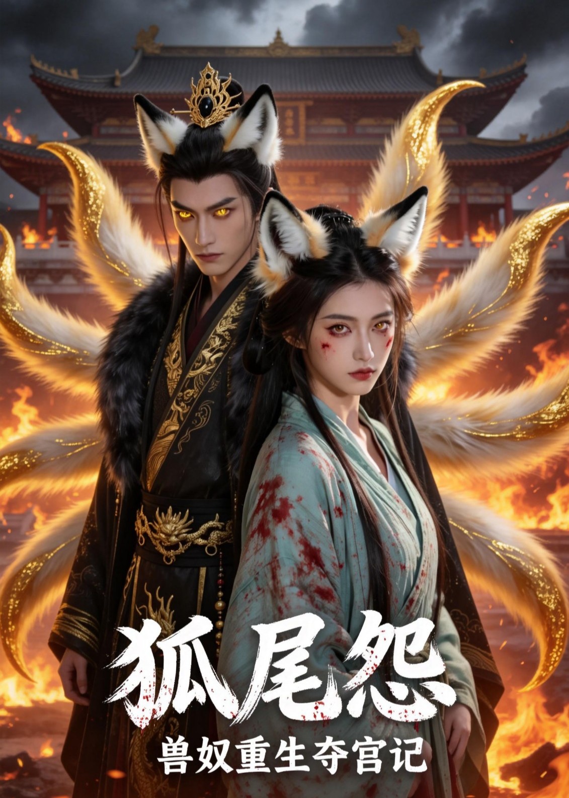 狐尾怨：兽奴重生夺宫记封面图