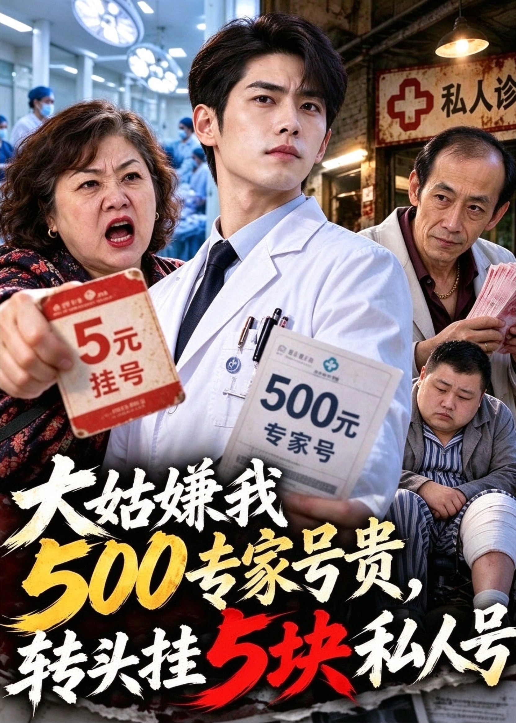 大姑嫌我500专家号贵，转头挂5块私人号封面图