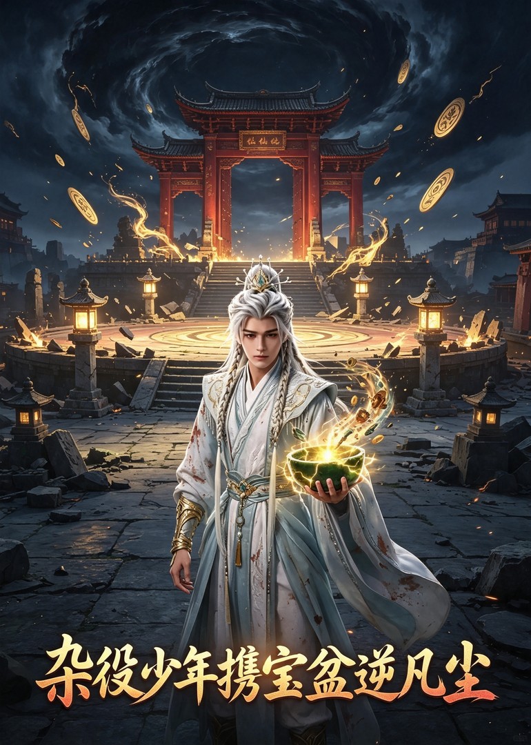 杂役少年携宝盆逆凡尘封面图