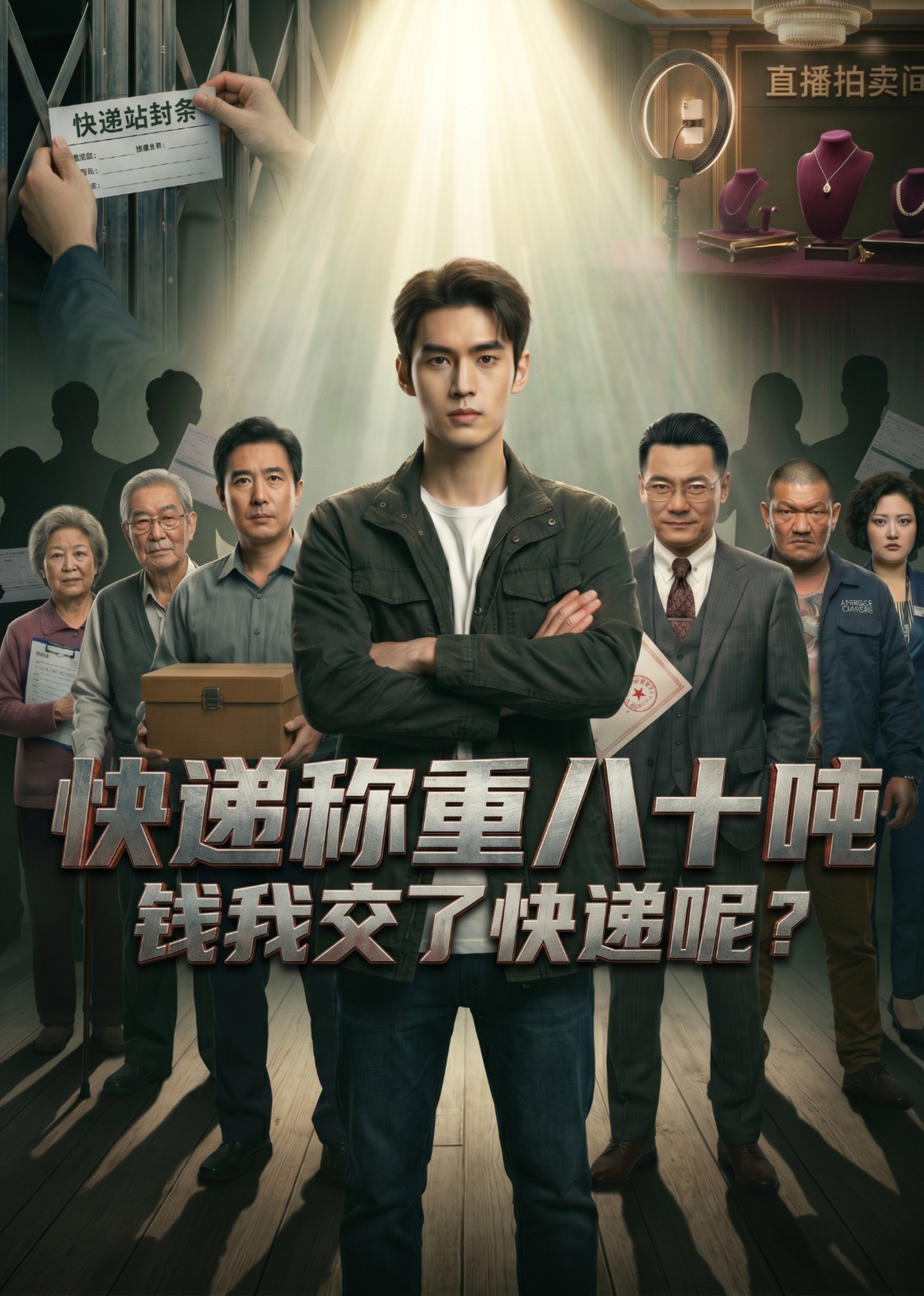 快递称重八十吨，钱我交了快递呢