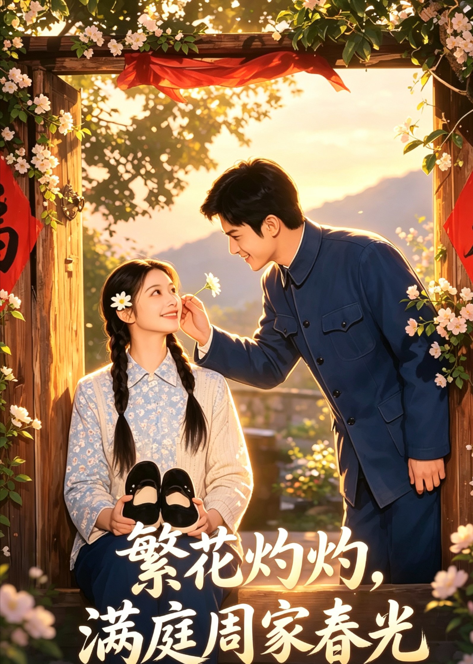 繁花灼灼，满庭周家春光