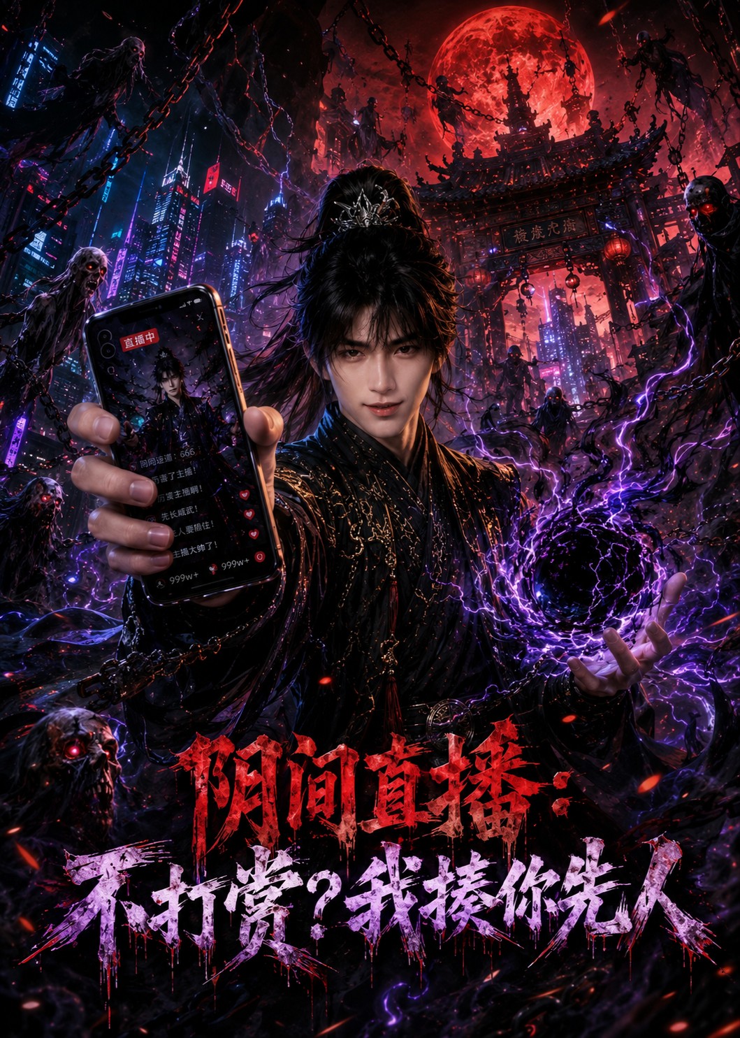 阴间直播：不打赏？我揍你先人封面图