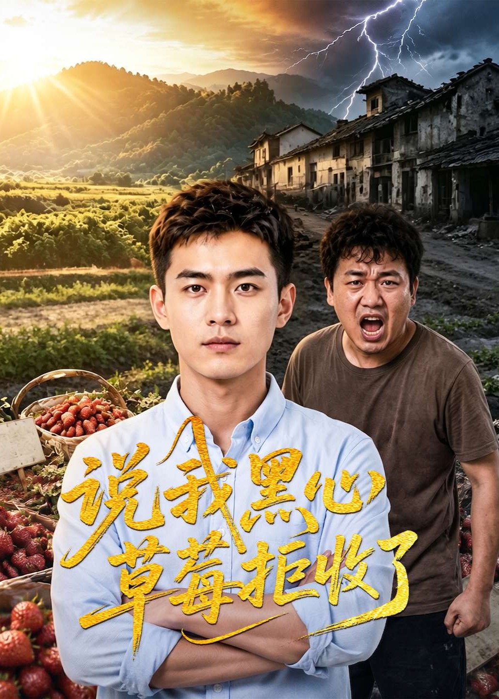 说我黑心草莓拒收了
