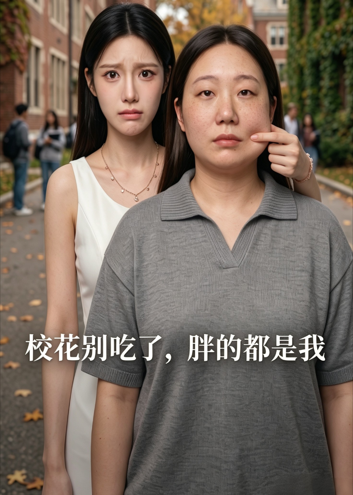 校花别吃了，胖的都是我