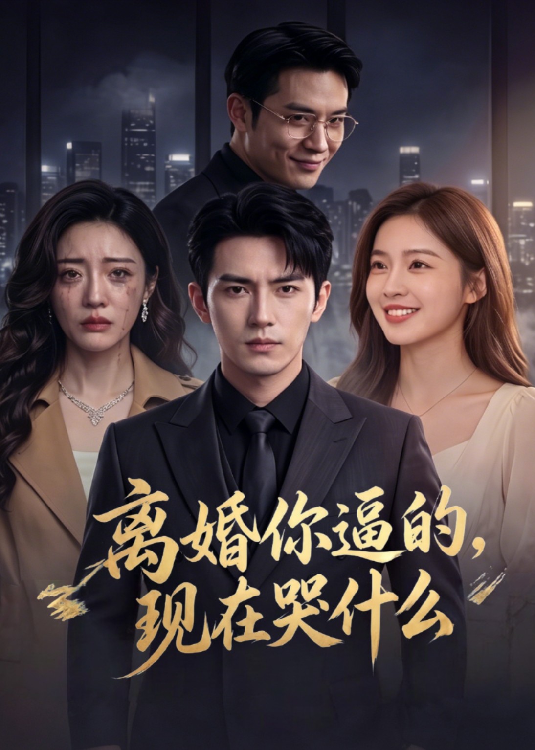 离婚你逼的，现在哭什么