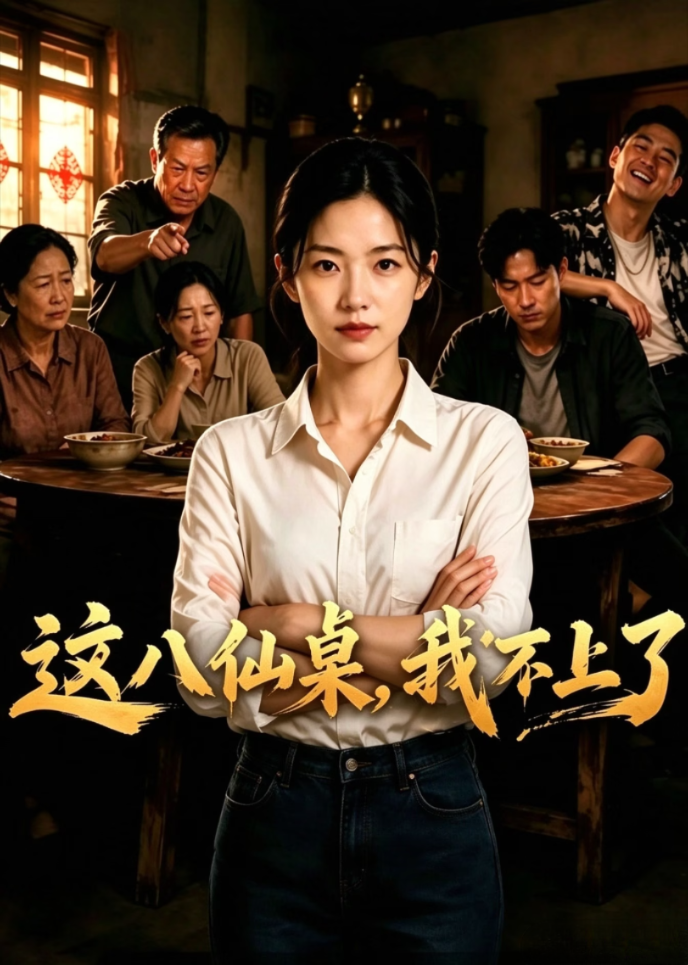 这八仙桌，我不上了封面图