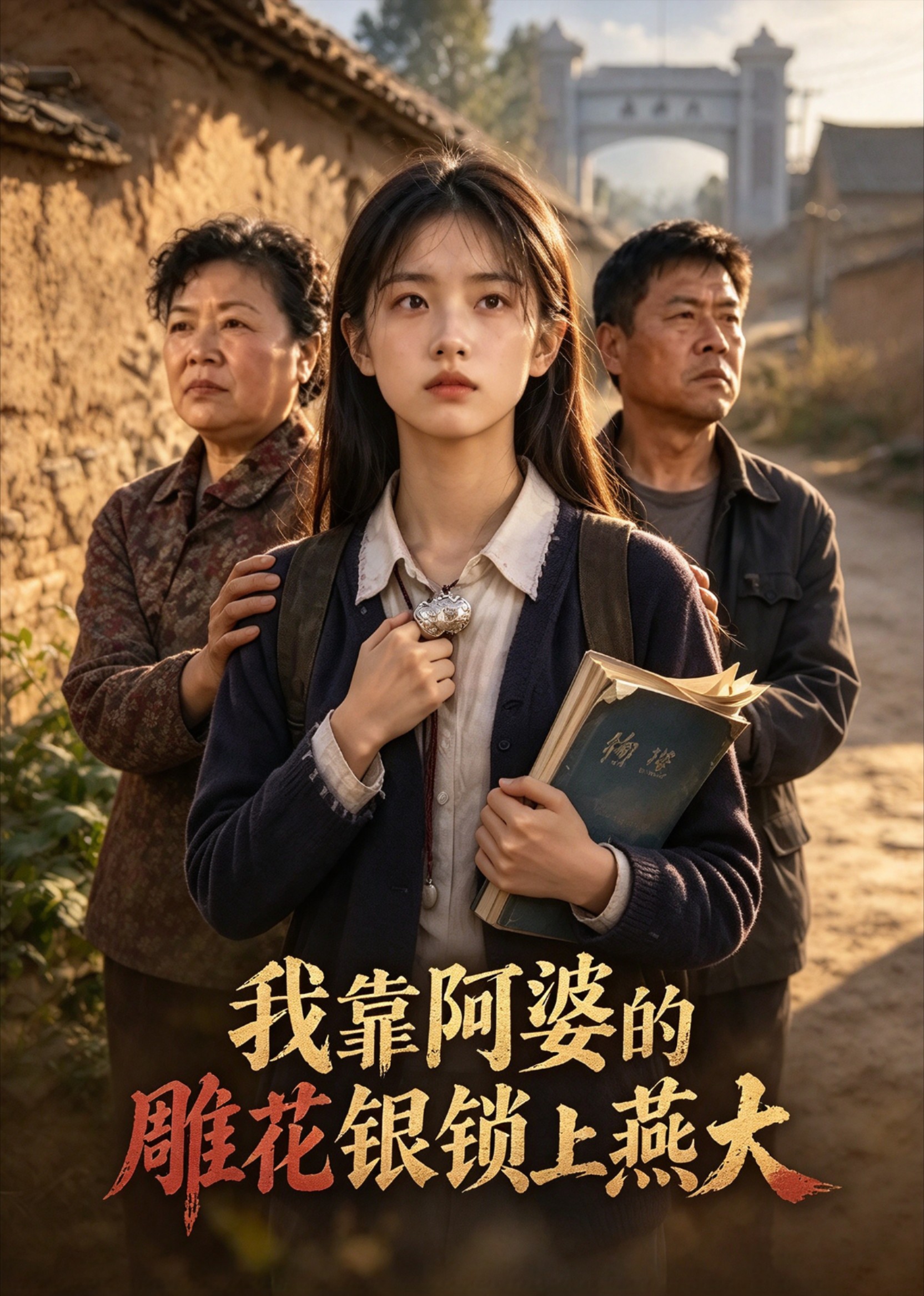 我靠阿婆的雕花银锁上燕大封面图