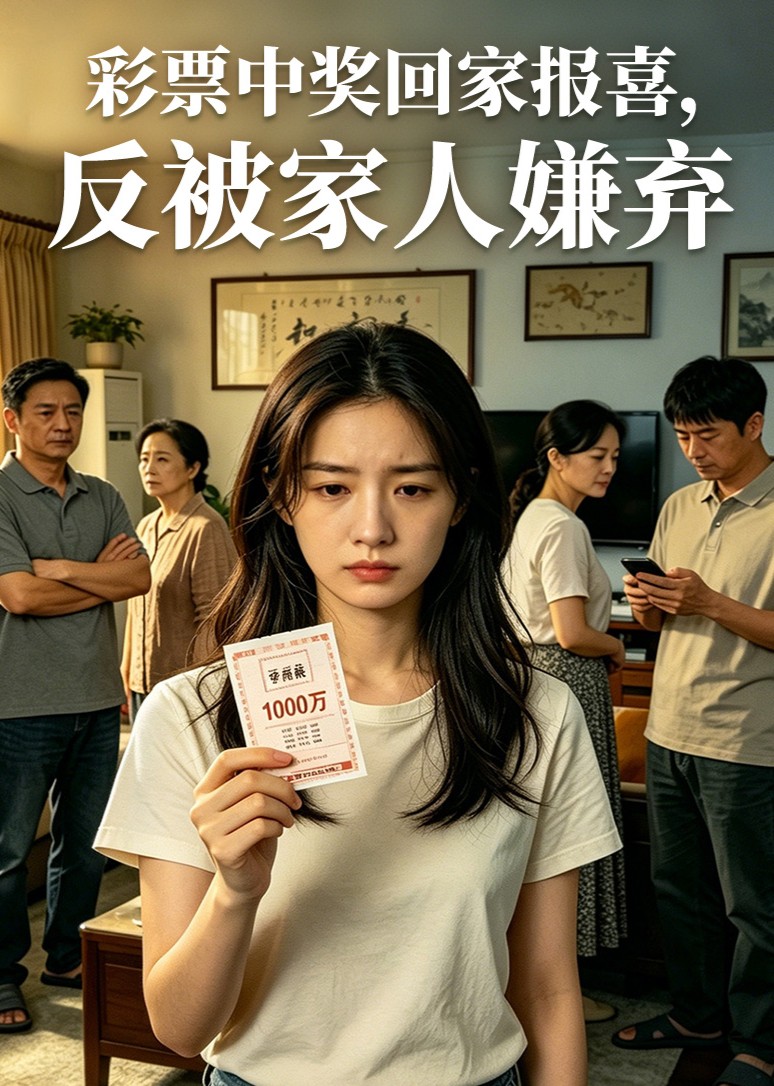 彩票中奖回家报喜，反被家人嫌弃封面图