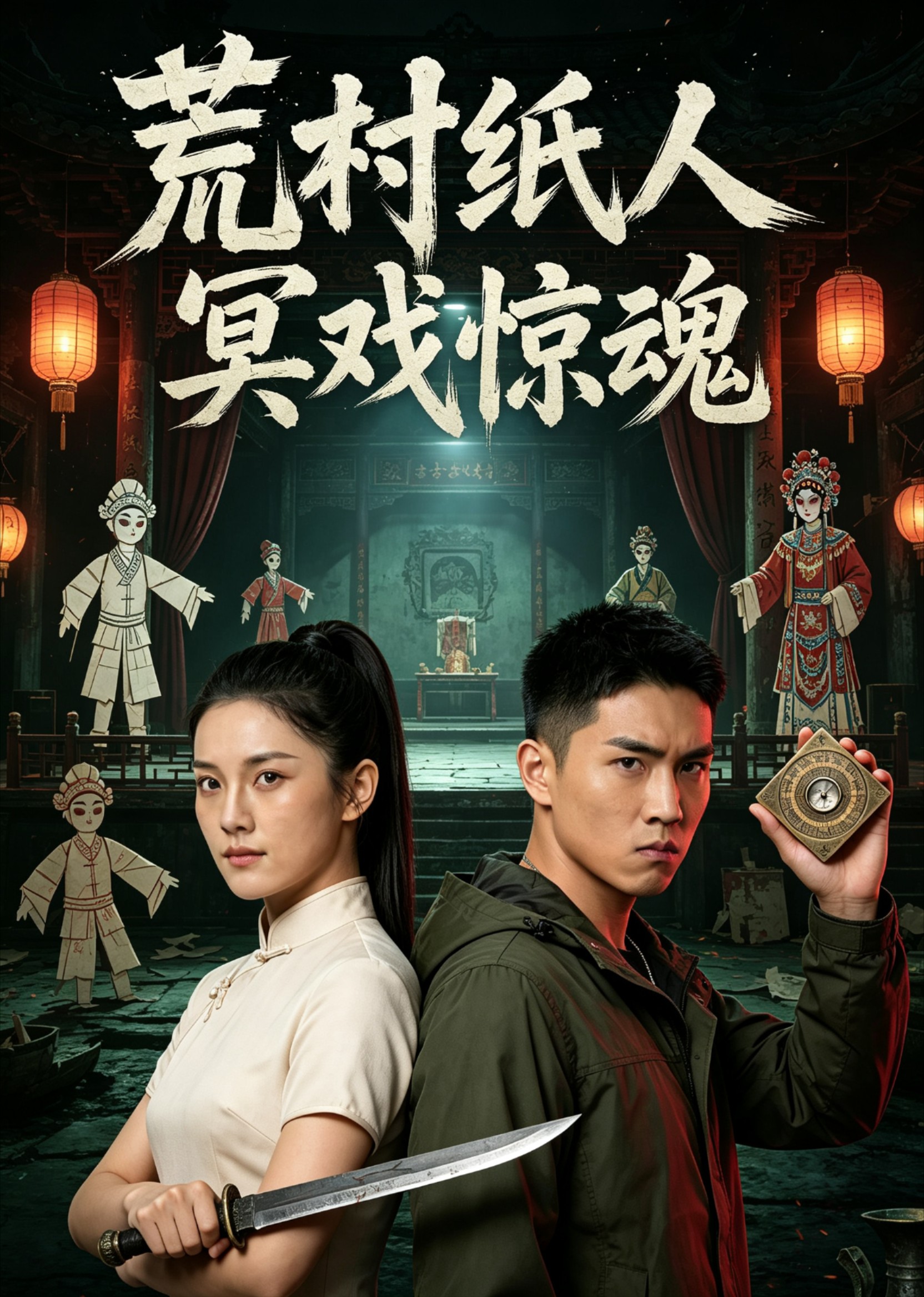 荒村纸人冥戏惊魂