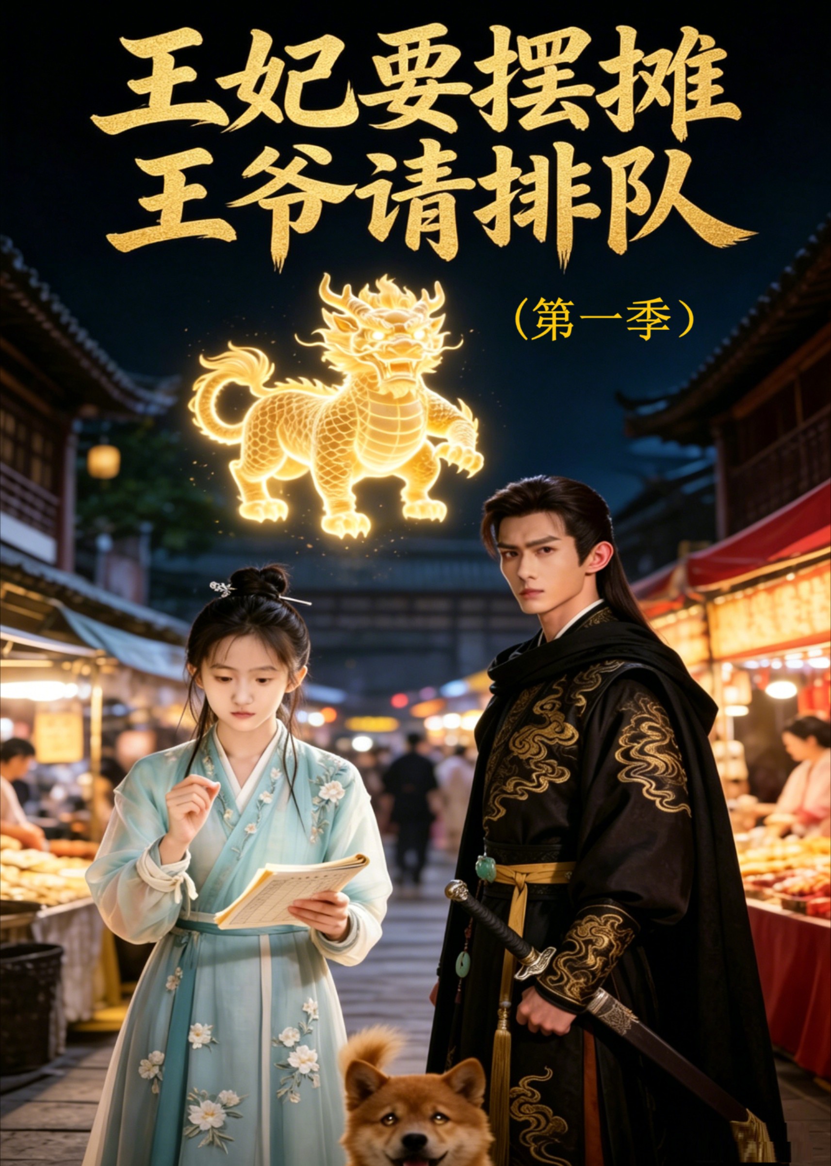 《王妃要摆摊，王爷请排队》封面图