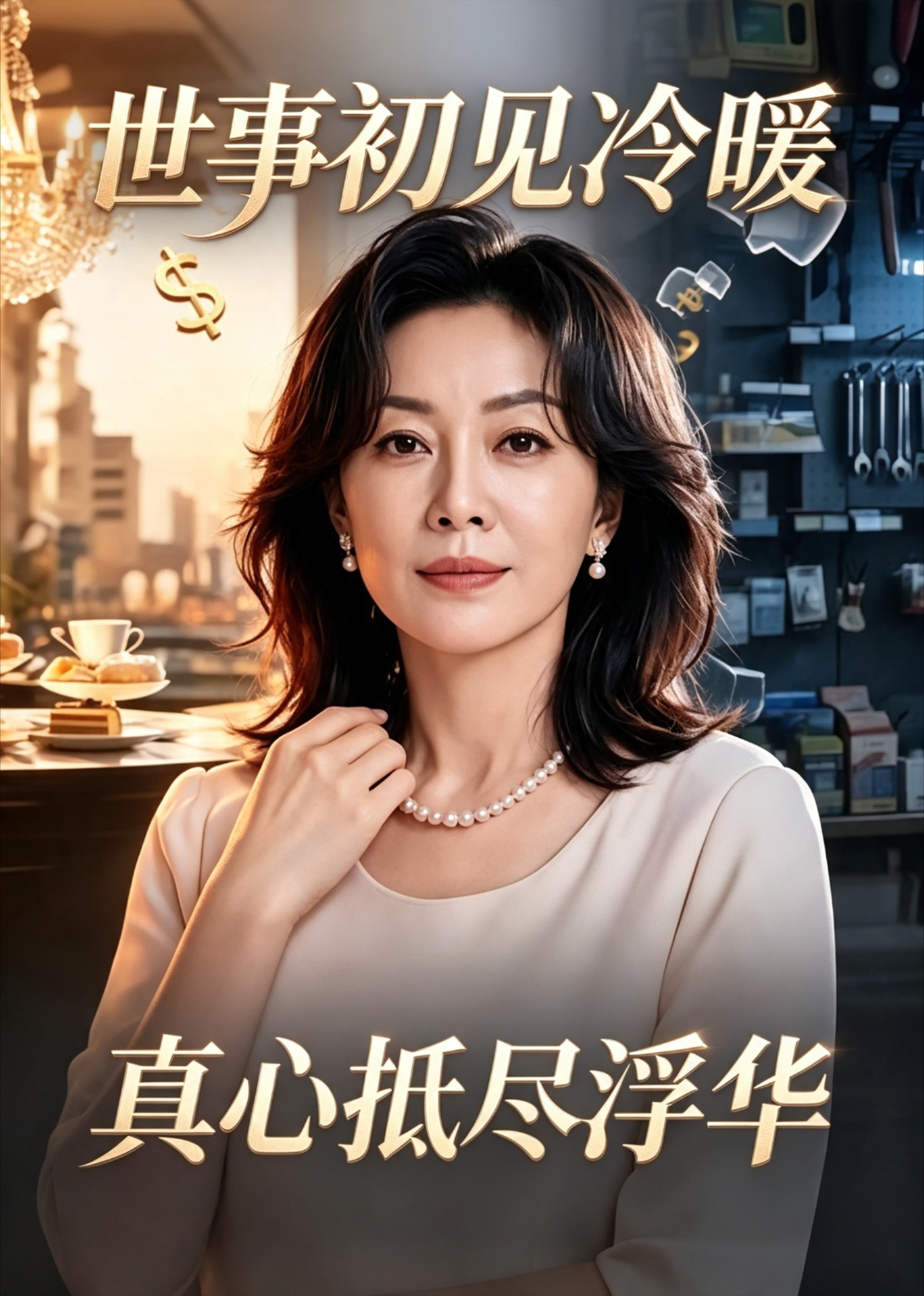 世事初见冷暖，真心抵尽浮华