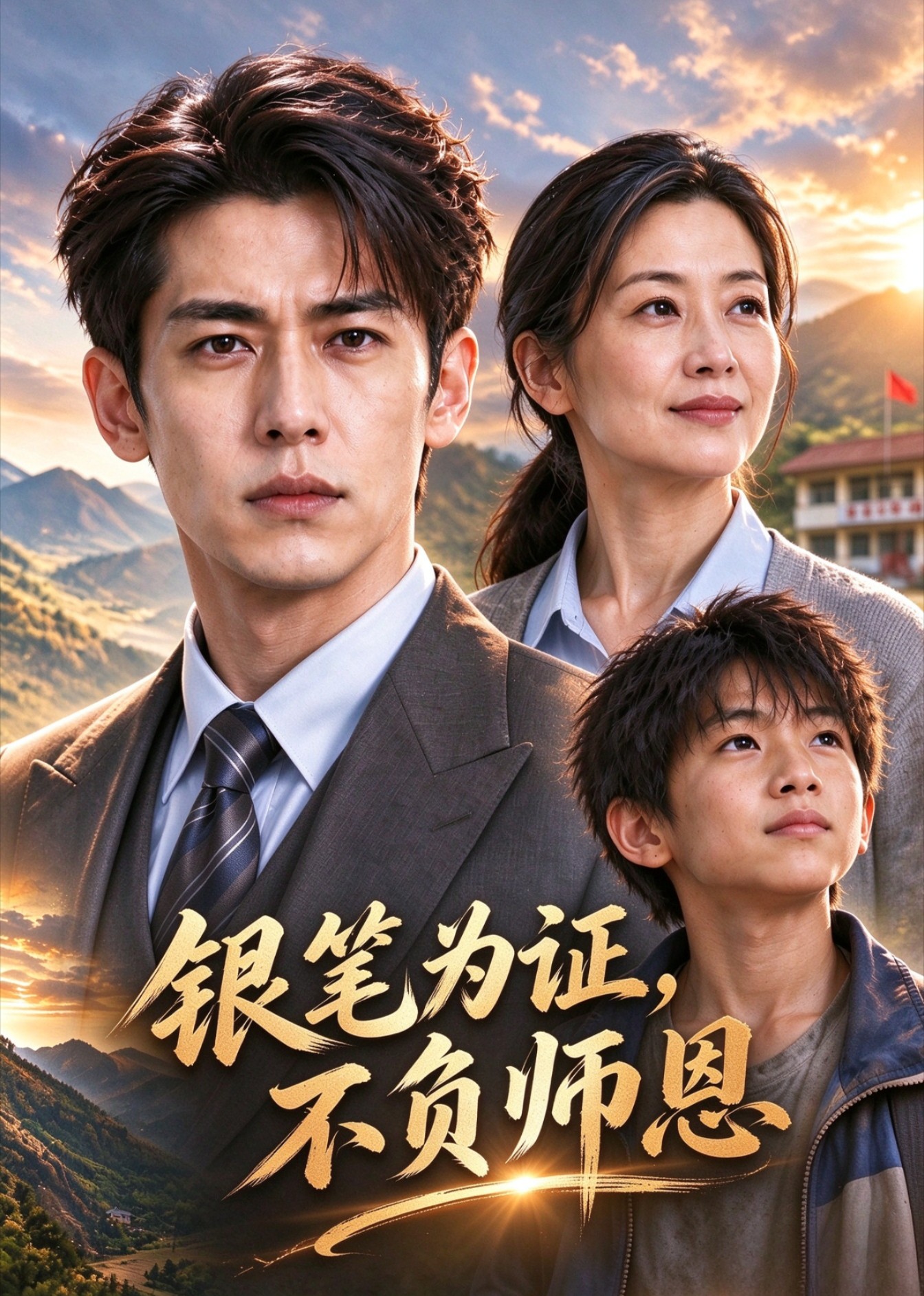 银笔为证，不负师恩封面图