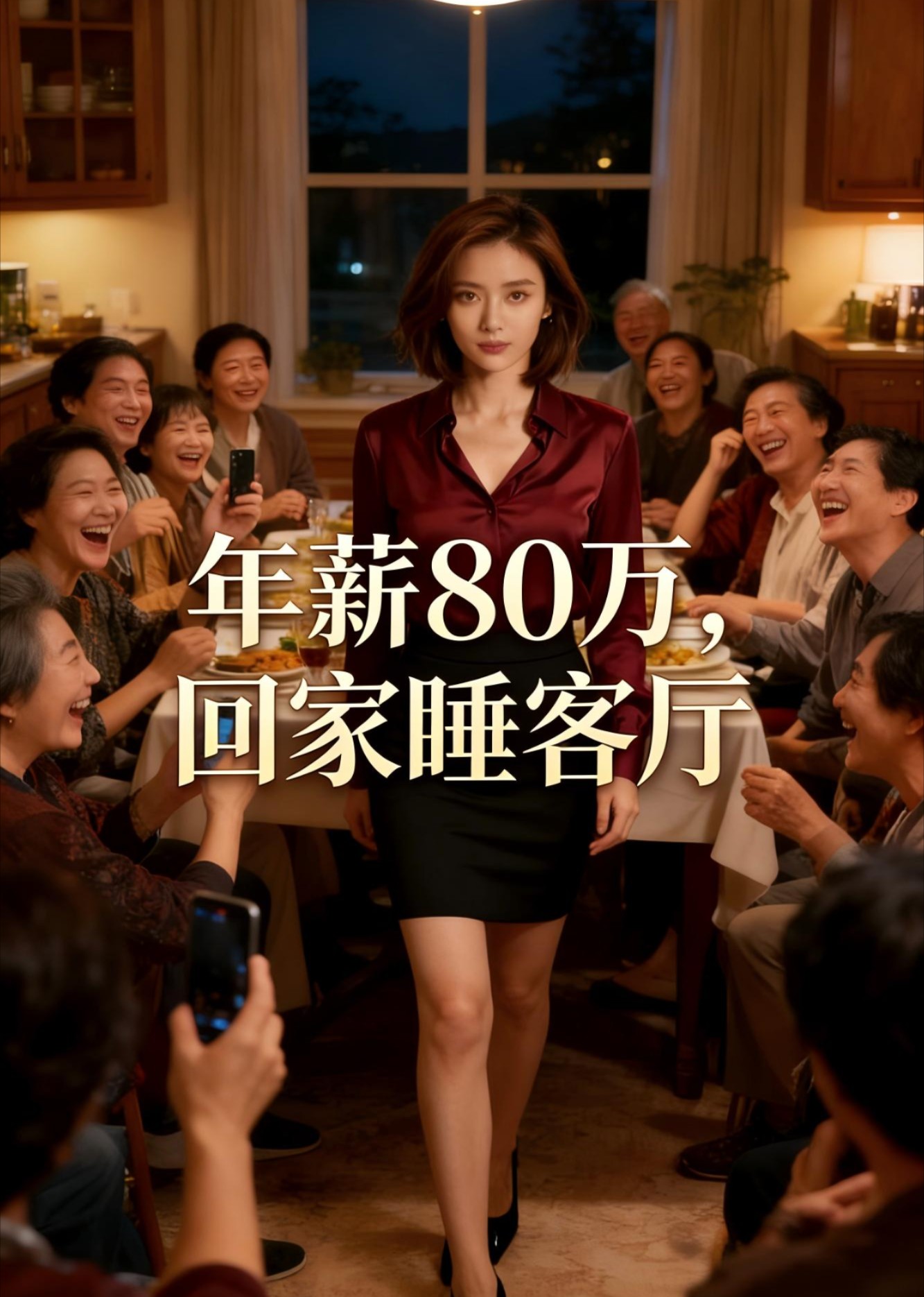 年薪80万，回家睡客厅