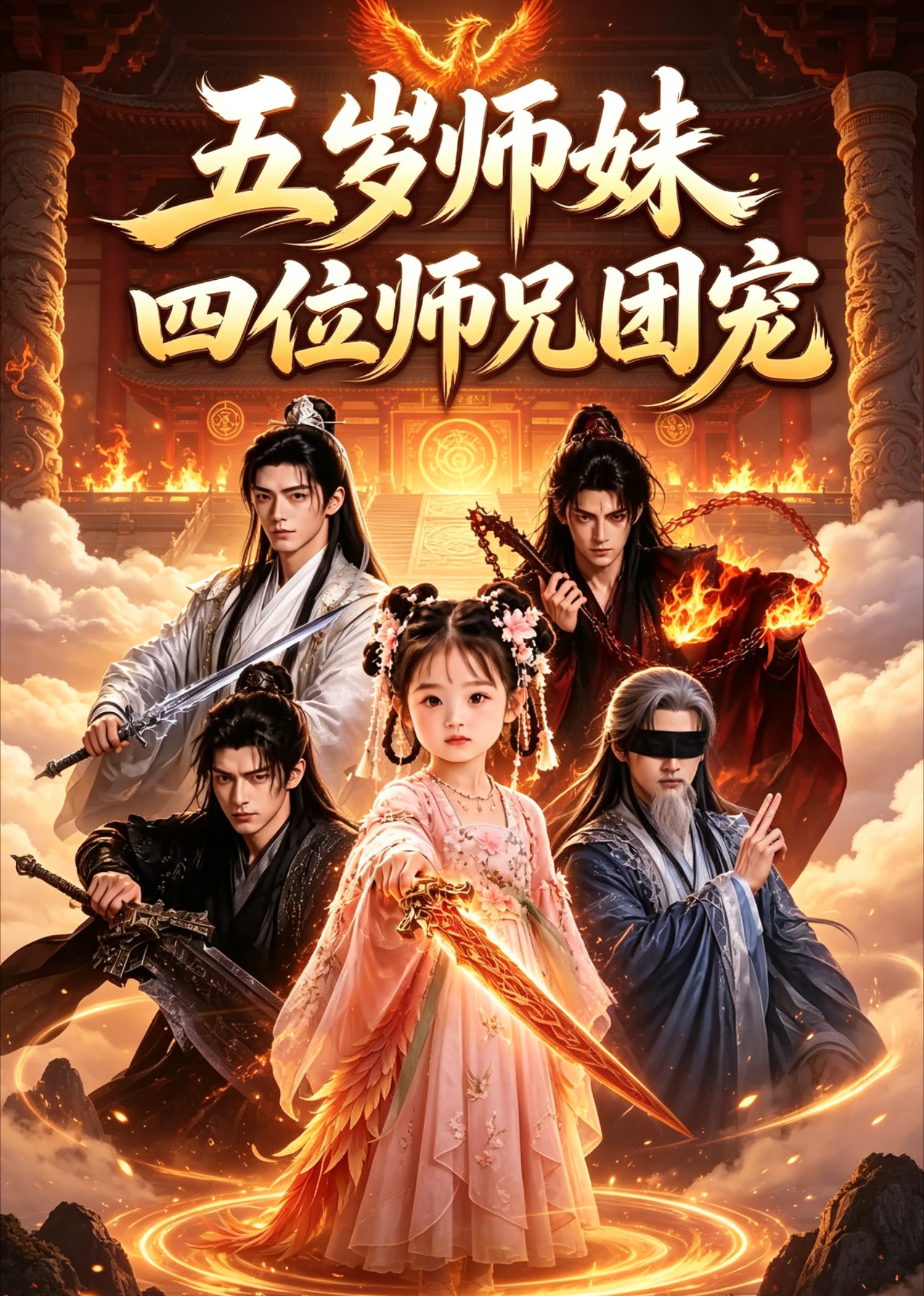 五岁师妹，四位师兄团宠