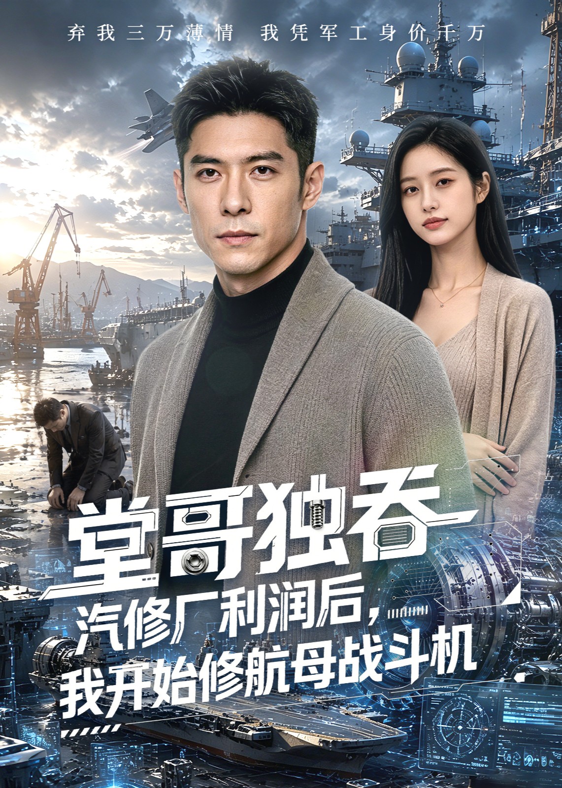 堂哥独吞汽修厂利润后，我开始修航母战斗机封面图