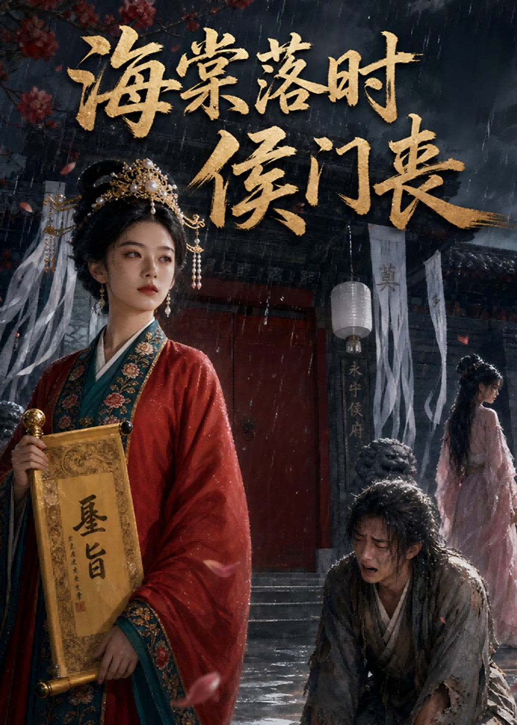 海棠落时侯门丧