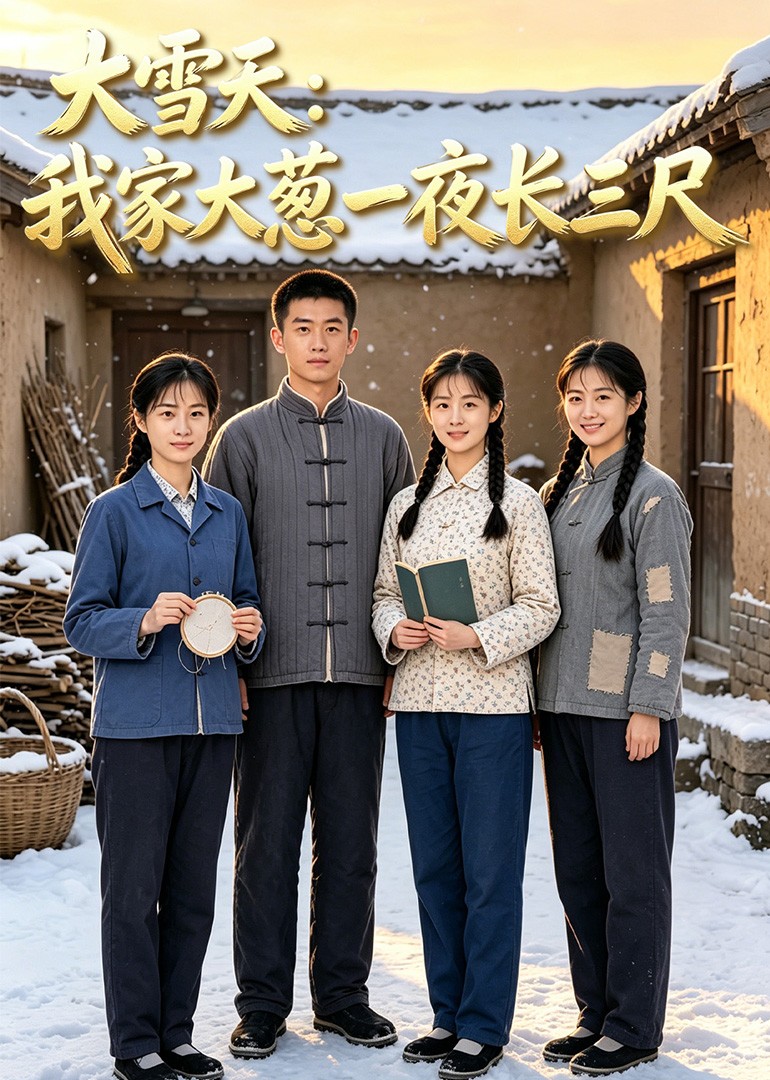 大雪天：我家大葱一夜长三尺