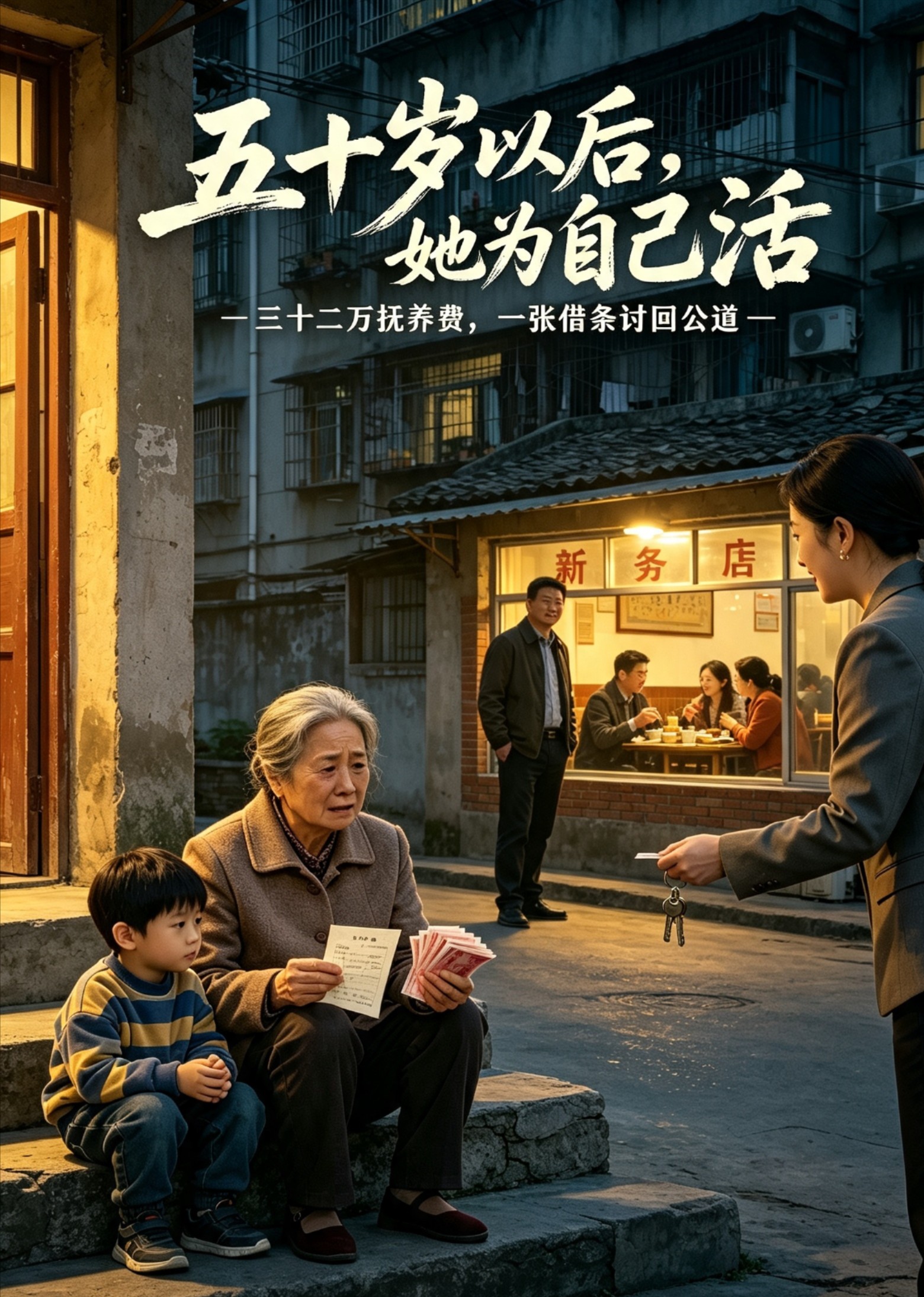 五十岁以后，她为自己活
